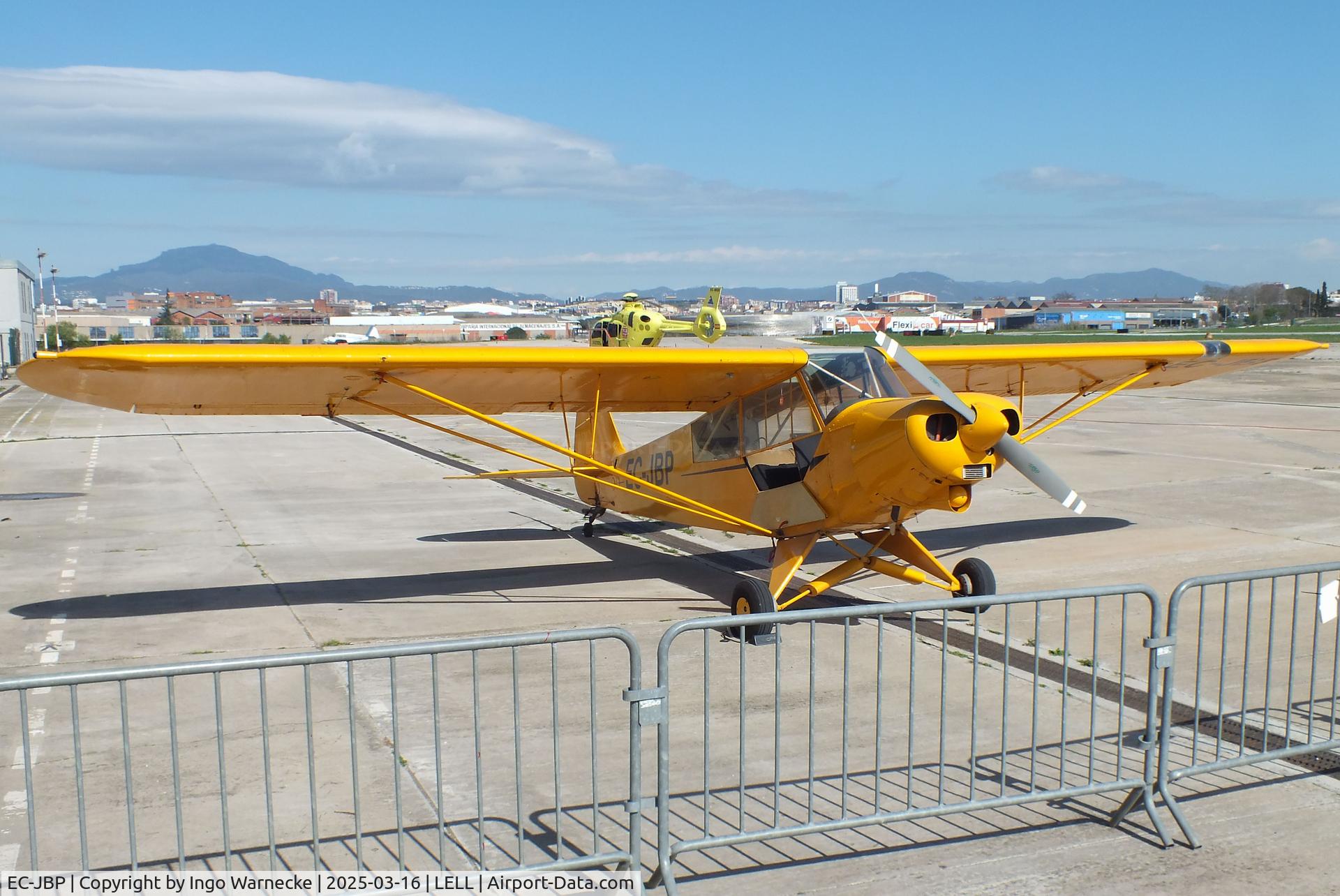 EC-JBP, Piper PA-18-150 Super Cub C/N 18-8309001, Piper PA-18-150 Super Cub at the March 2025 FPAC Open Day at Sabadell Airport