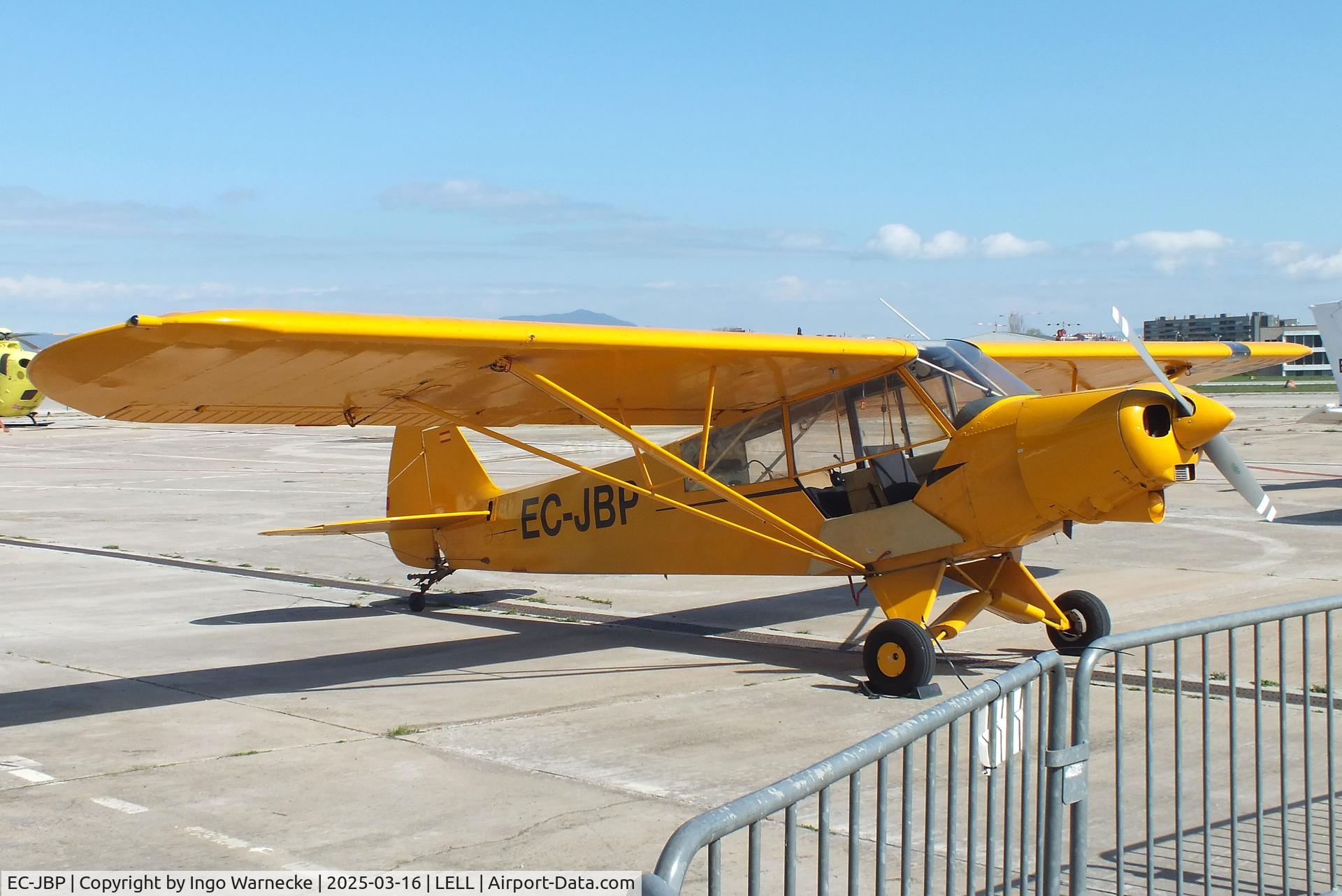 EC-JBP, Piper PA-18-150 Super Cub C/N 18-8309001, Piper PA-18-150 Super Cub at the March 2025 FPAC Open Day at Sabadell Airport