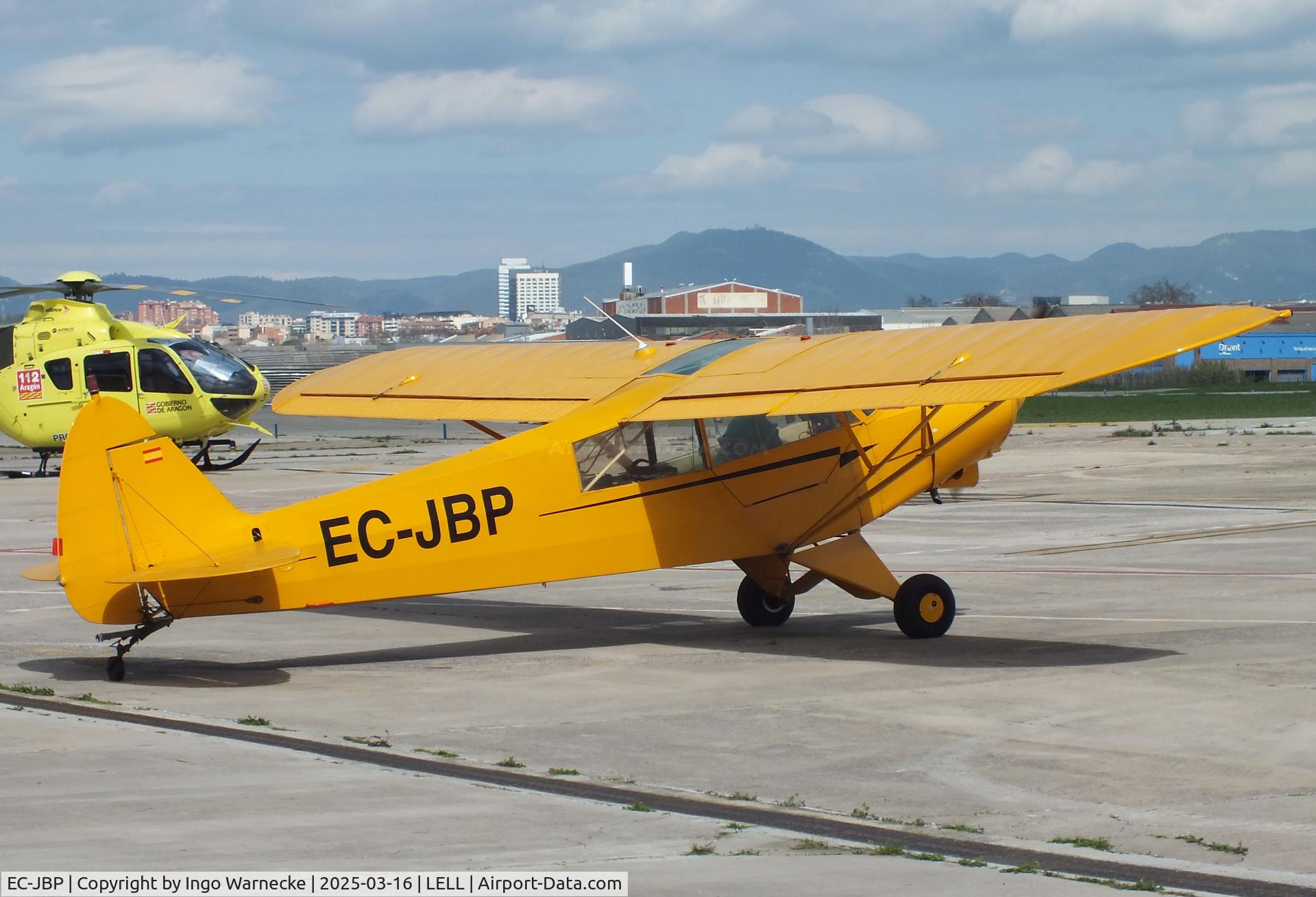 EC-JBP, Piper PA-18-150 Super Cub C/N 18-8309001, Piper PA-18-150 Super Cub at the March 2025 FPAC Open Day at Sabadell Airport