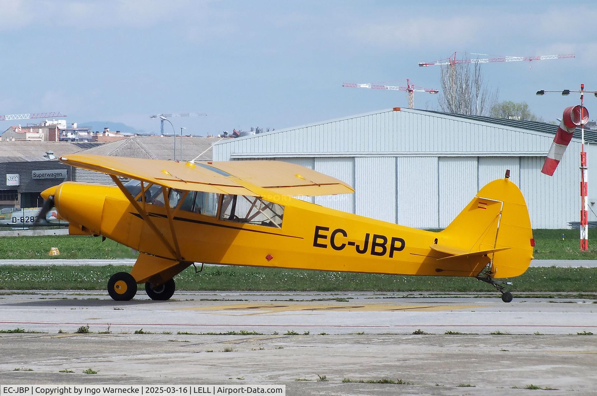 EC-JBP, Piper PA-18-150 Super Cub C/N 18-8309001, Piper PA-18-150 Super Cub at the March 2025 FPAC Open Day at Sabadell Airport