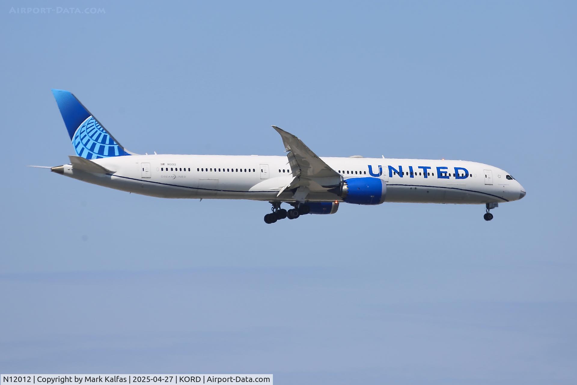 N12012, 2020 Boeing 787-10 Dreamliner Dreamliner C/N 60145, B78X United Airlines Boeing 787-10 Dreamliner N12012 10C approach KORD