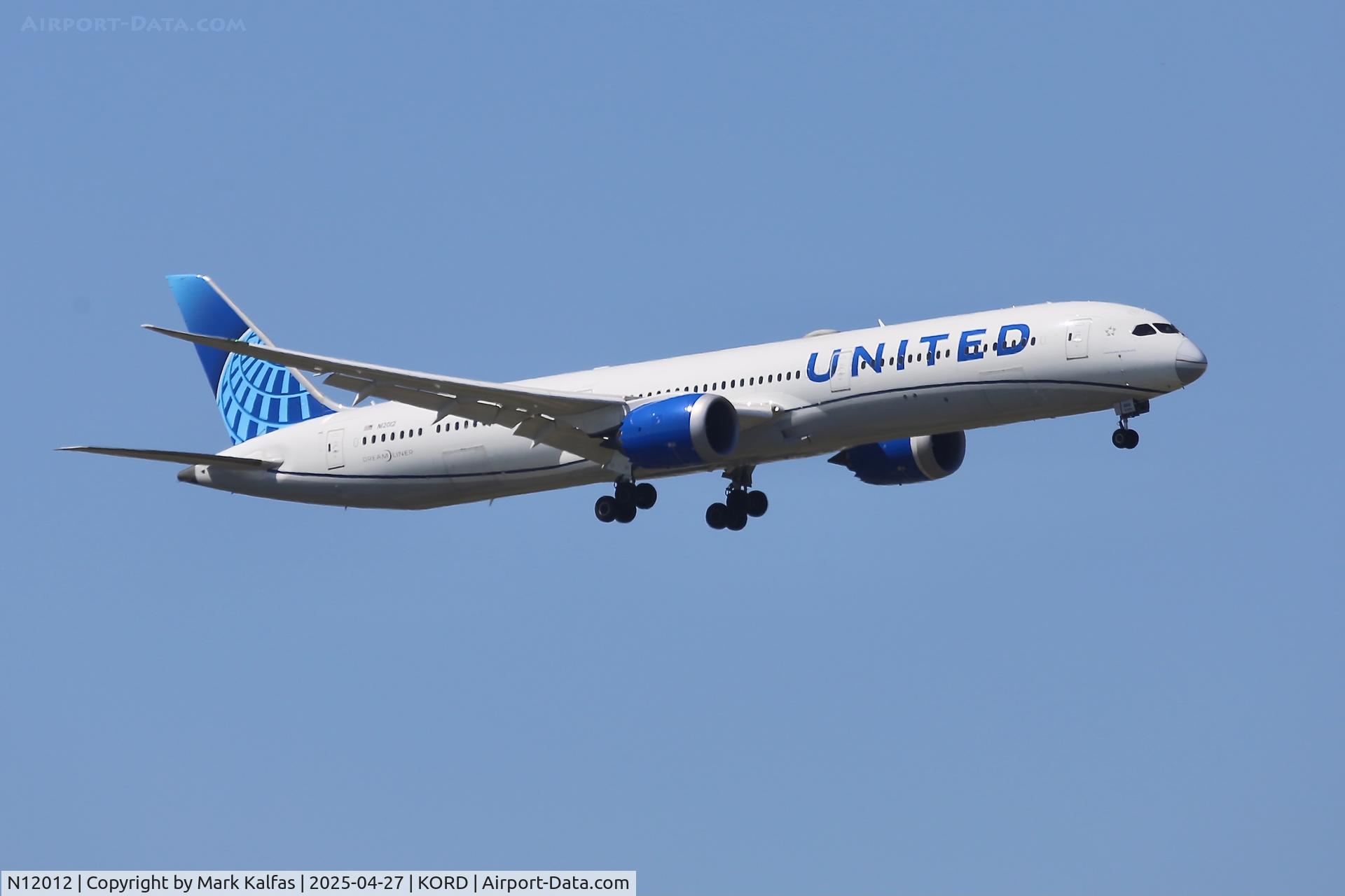 N12012, 2020 Boeing 787-10 Dreamliner Dreamliner C/N 60145, B78X United Airlines Boeing 787-10 Dreamliner N12012 10C approach KORD