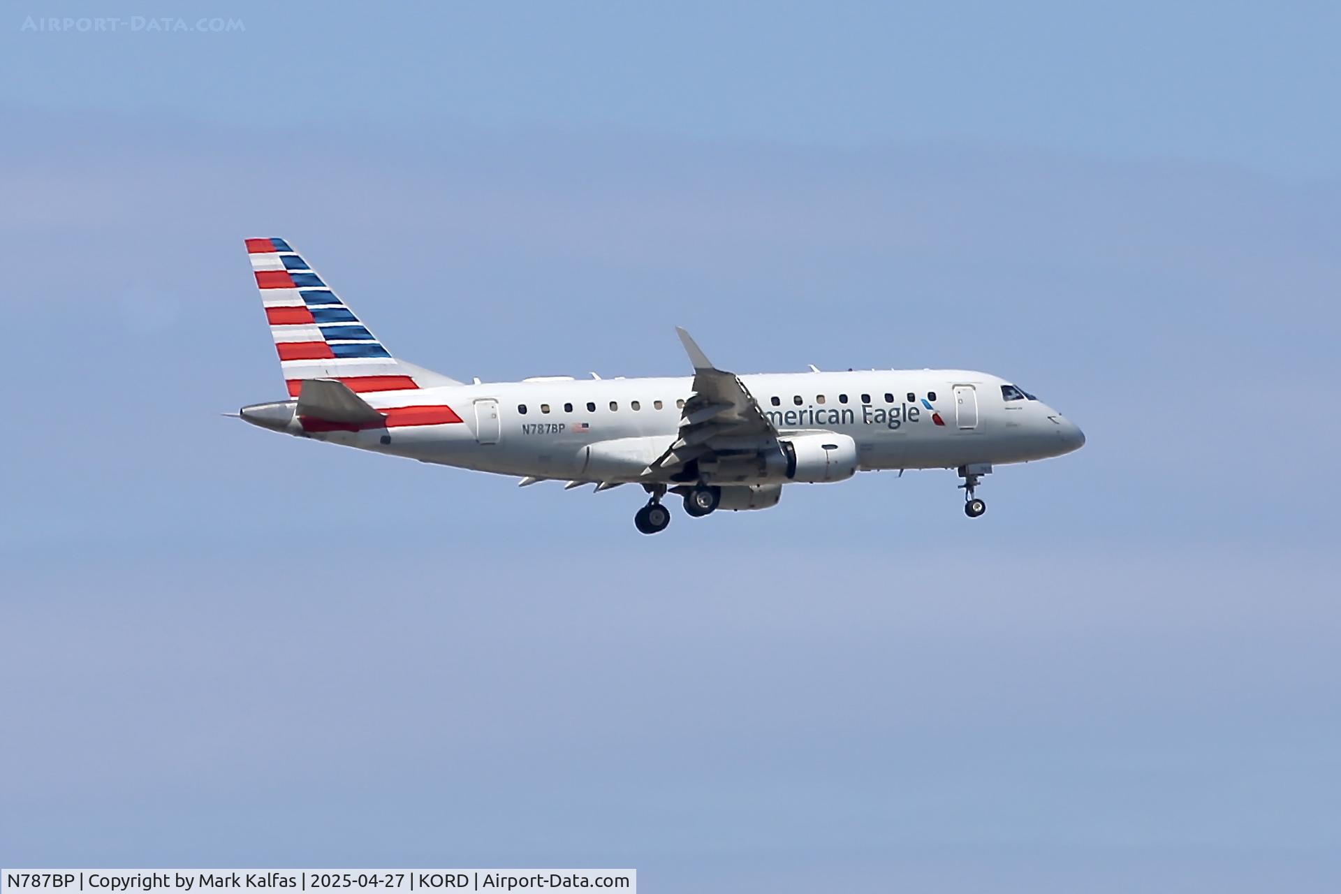 N787BP, 2005 Embraer 170SU (ERJ-170-100SU) C/N 17000046, E170 Envoy/ American Eagle EMBRAER ERJ 170-100 LR N787BP 10C KORD