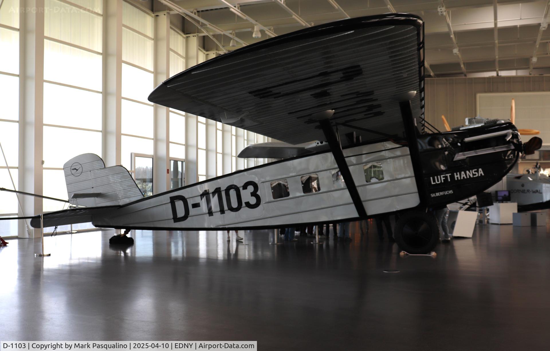 D-1103, Dornier Do B Merkur Replica C/N 88, Dornier Do B Merkur (Replica)