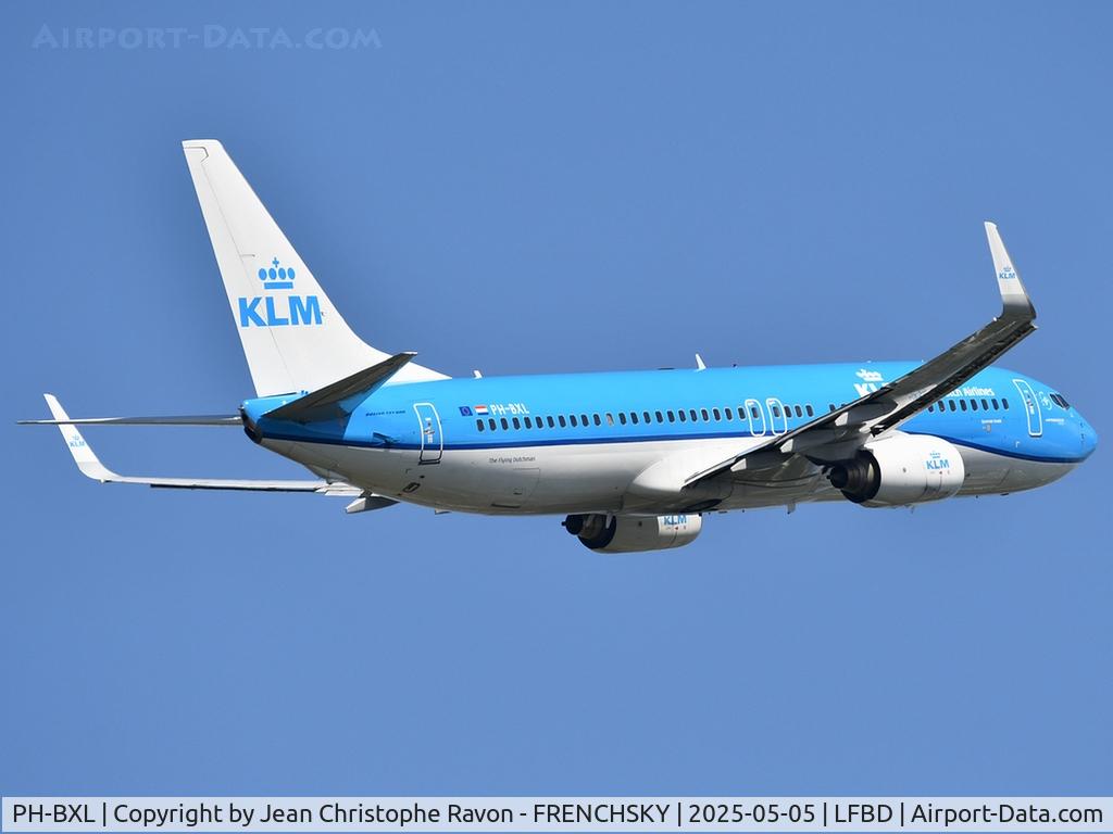 PH-BXL, 2000 Boeing 737-8K2 C/N 30359, Bordeaux (BOD)	Amsterdam (AMS)	KL1442