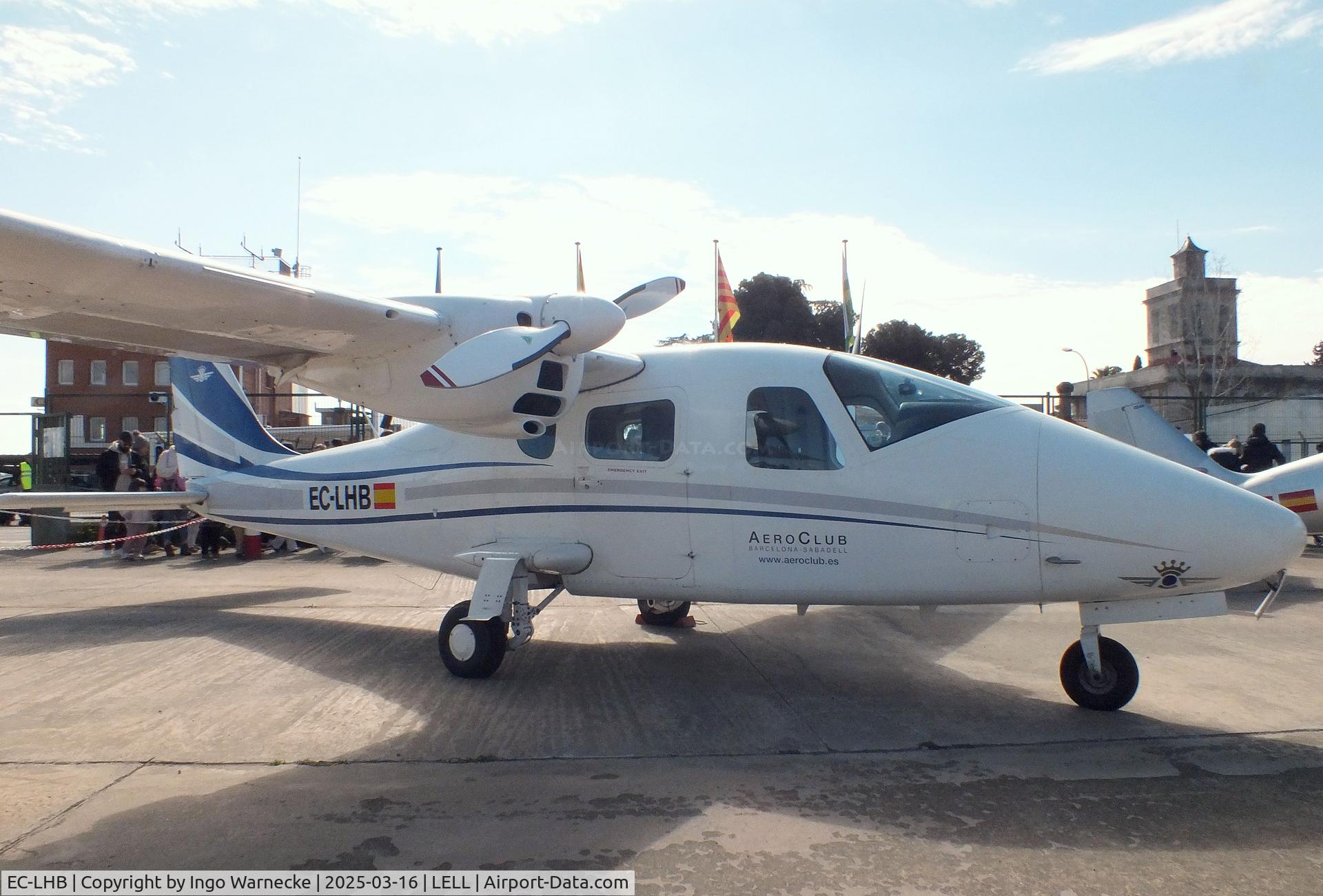EC-LHB, 2010 Tecnam P-2006T C/N 024, Tecnam P2006T at the March 2025 FPAC Open Day at Sabadell Airport