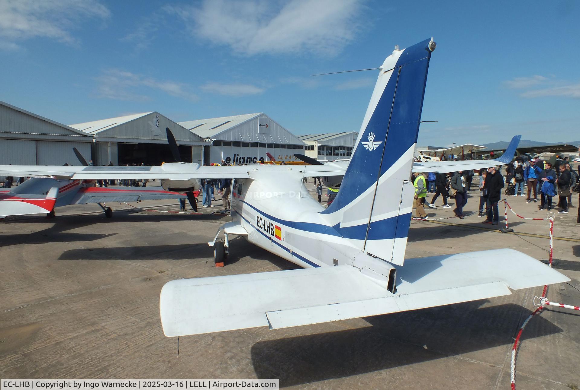 EC-LHB, 2010 Tecnam P-2006T C/N 024, Tecnam P2006T at the March 2025 FPAC Open Day at Sabadell Airport