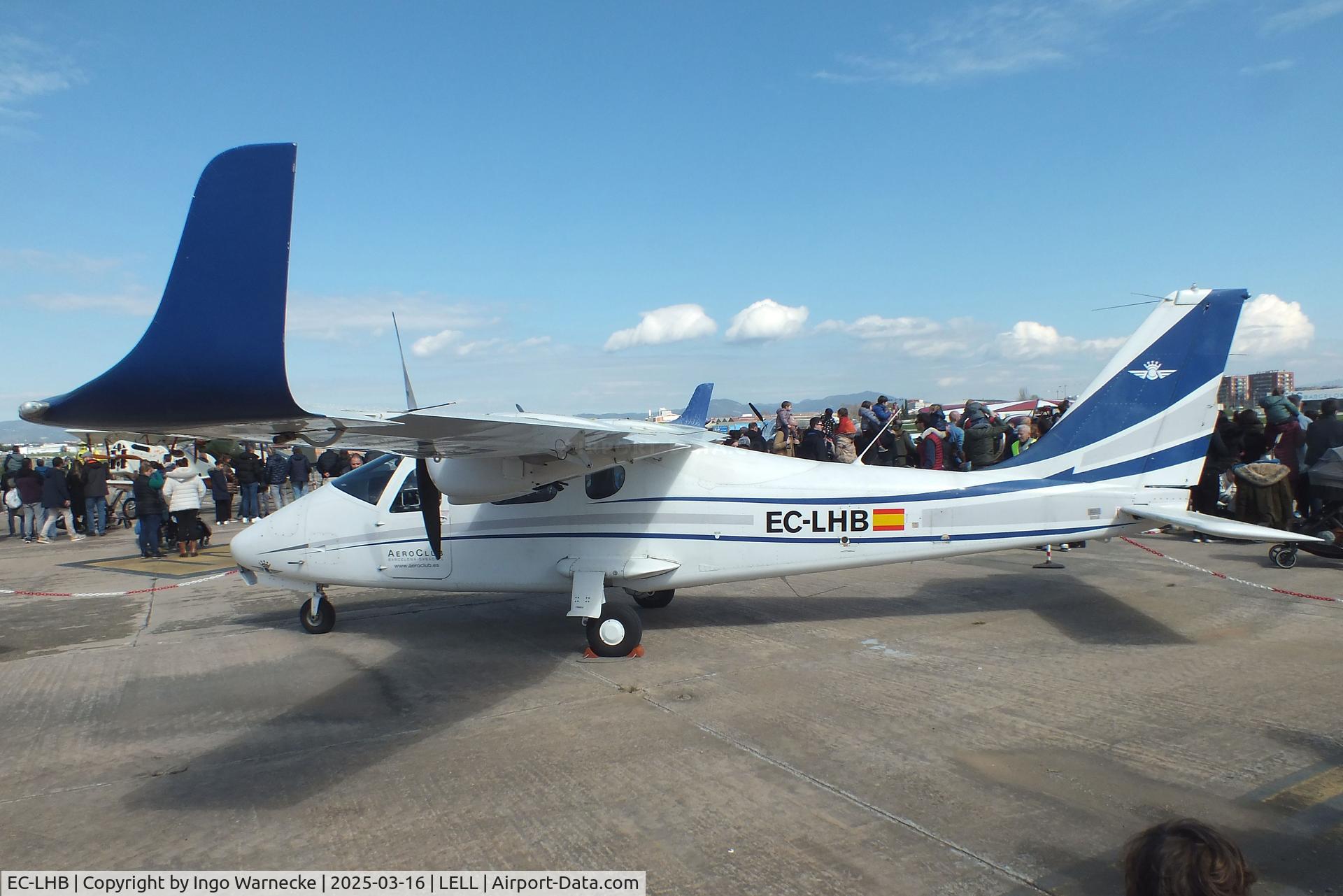 EC-LHB, 2010 Tecnam P-2006T C/N 024, Tecnam P2006T at the March 2025 FPAC Open Day at Sabadell Airport