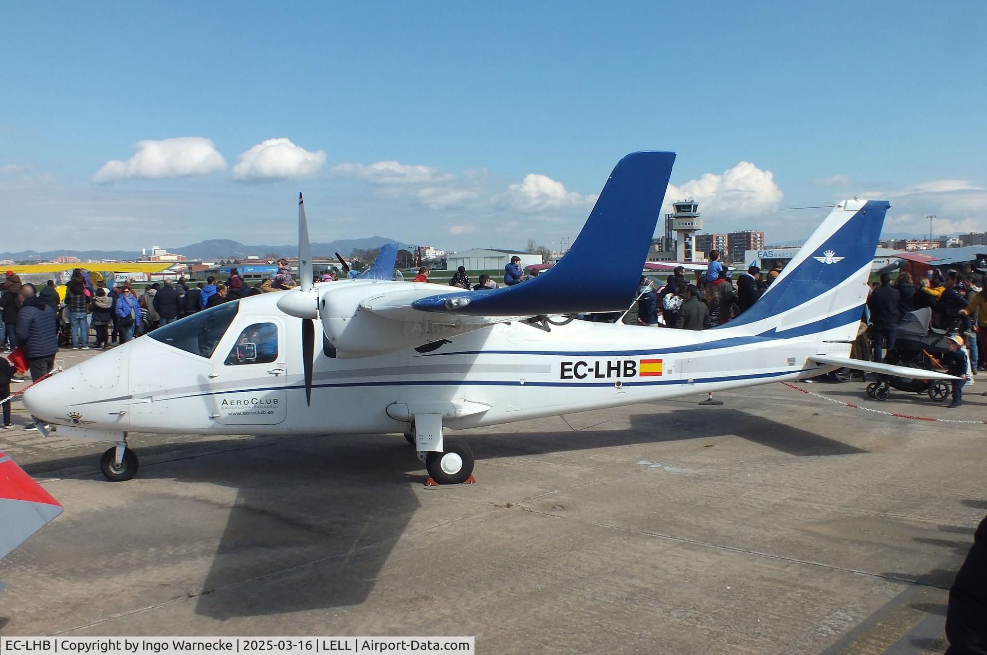 EC-LHB, 2010 Tecnam P-2006T C/N 024, Tecnam P2006T at the March 2025 FPAC Open Day at Sabadell Airport