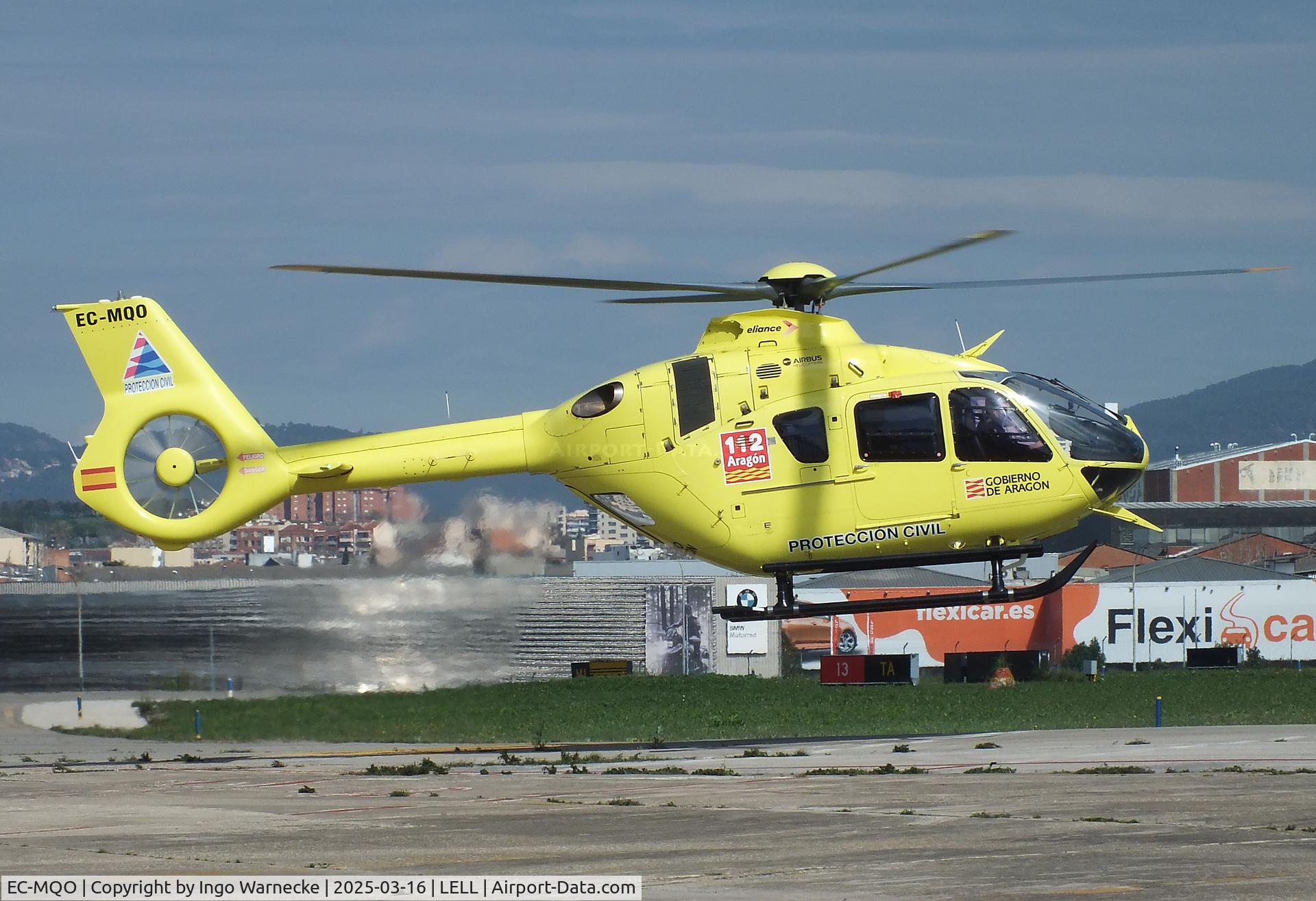 EC-MQO, Airbus Helicopters H135 - EC-135 T3 C/N 1231, Airbus Helicopters H135 (EC135T3) of the Aragon government proteccion civil during the March 2025 FPAC Open Day at Sabadell Airport