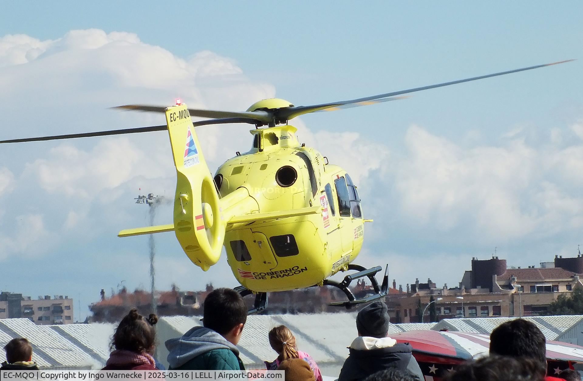 EC-MQO, Airbus Helicopters H135 - EC-135 T3 C/N 1231, Airbus Helicopters H135 (EC135T3) of the Aragon government proteccion civil during the March 2025 FPAC Open Day at Sabadell Airport