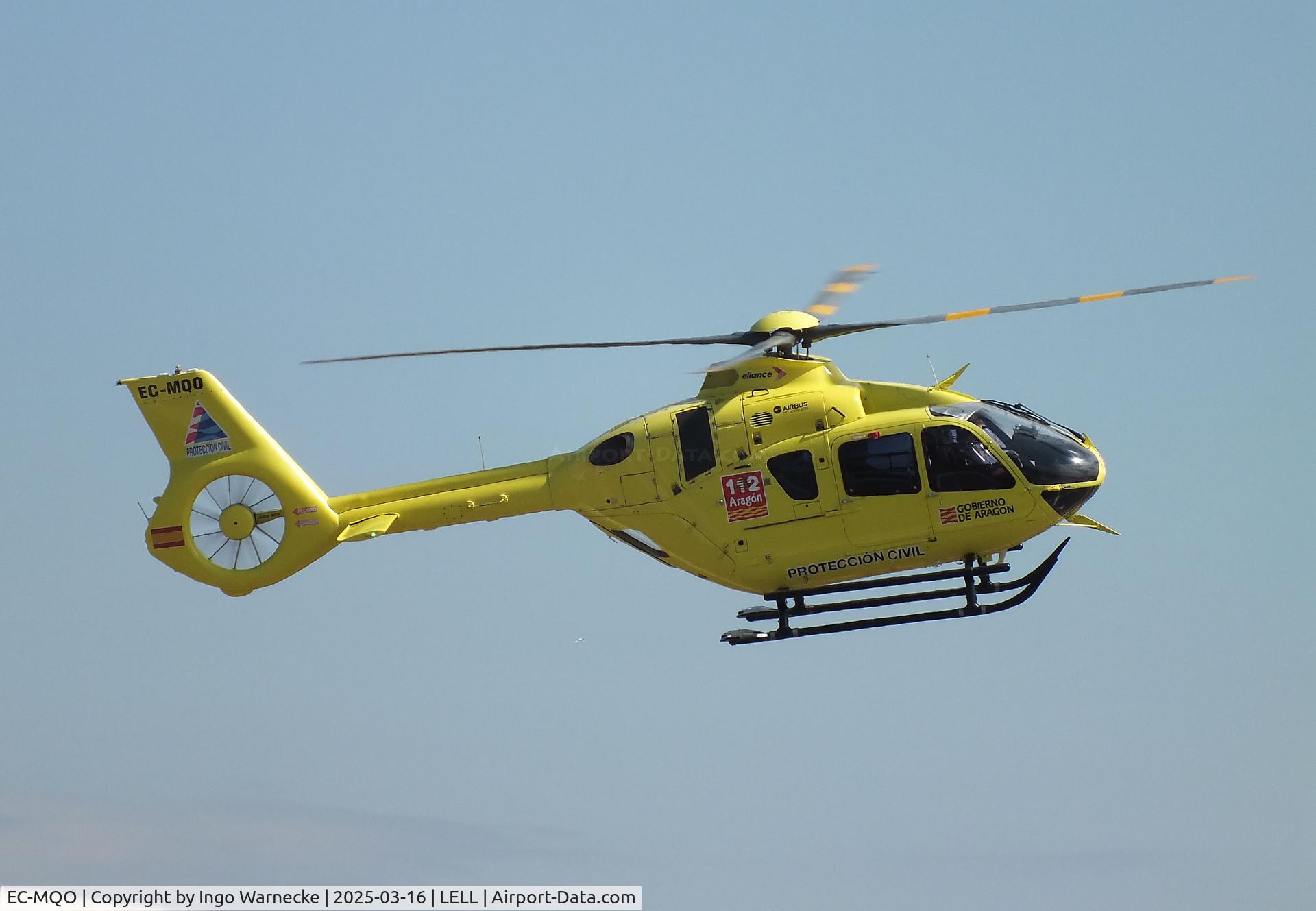 EC-MQO, Airbus Helicopters H135 - EC-135 T3 C/N 1231, Airbus Helicopters H135 (EC135T3) of the Aragon government proteccion civil during the March 2025 FPAC Open Day at Sabadell Airport