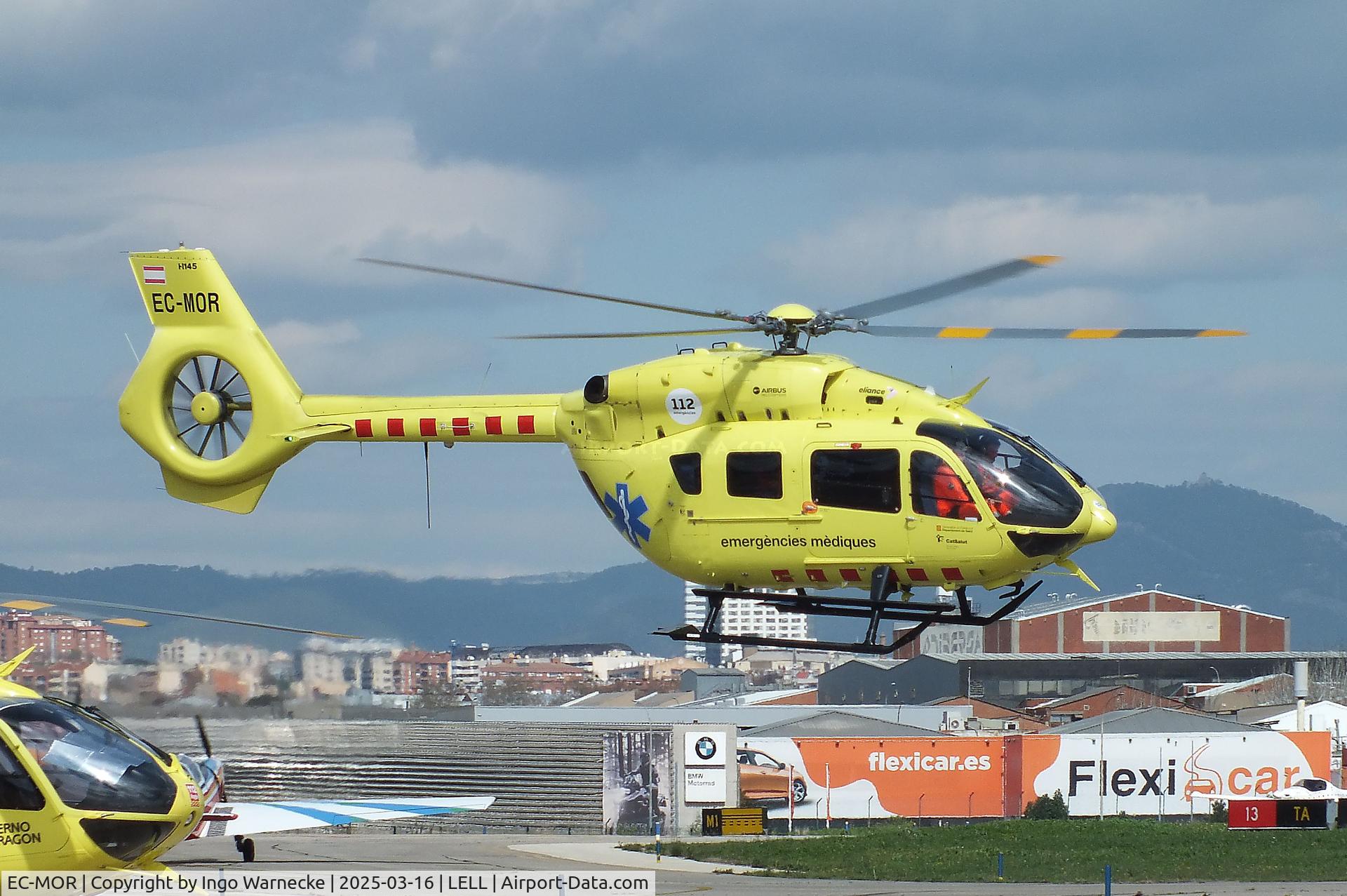 EC-MOR, 2016 Airbus Helicopters H-145 C/N 20076, Airbus Helicopters H145 EMS-helicoper of Eliance during the March 2025 FPAC Open Day at Sabadell Airport