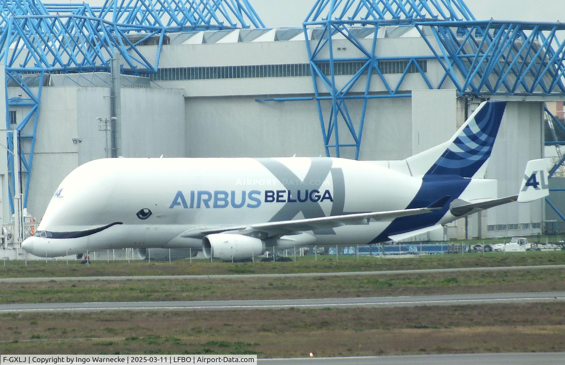 F-GXLJ, 2021 Airbus A330-743L Beluga XL C/N 1985, Airbus A330-743L Beluga XL at the Airbus production plant at Toulouse Blagnac airport