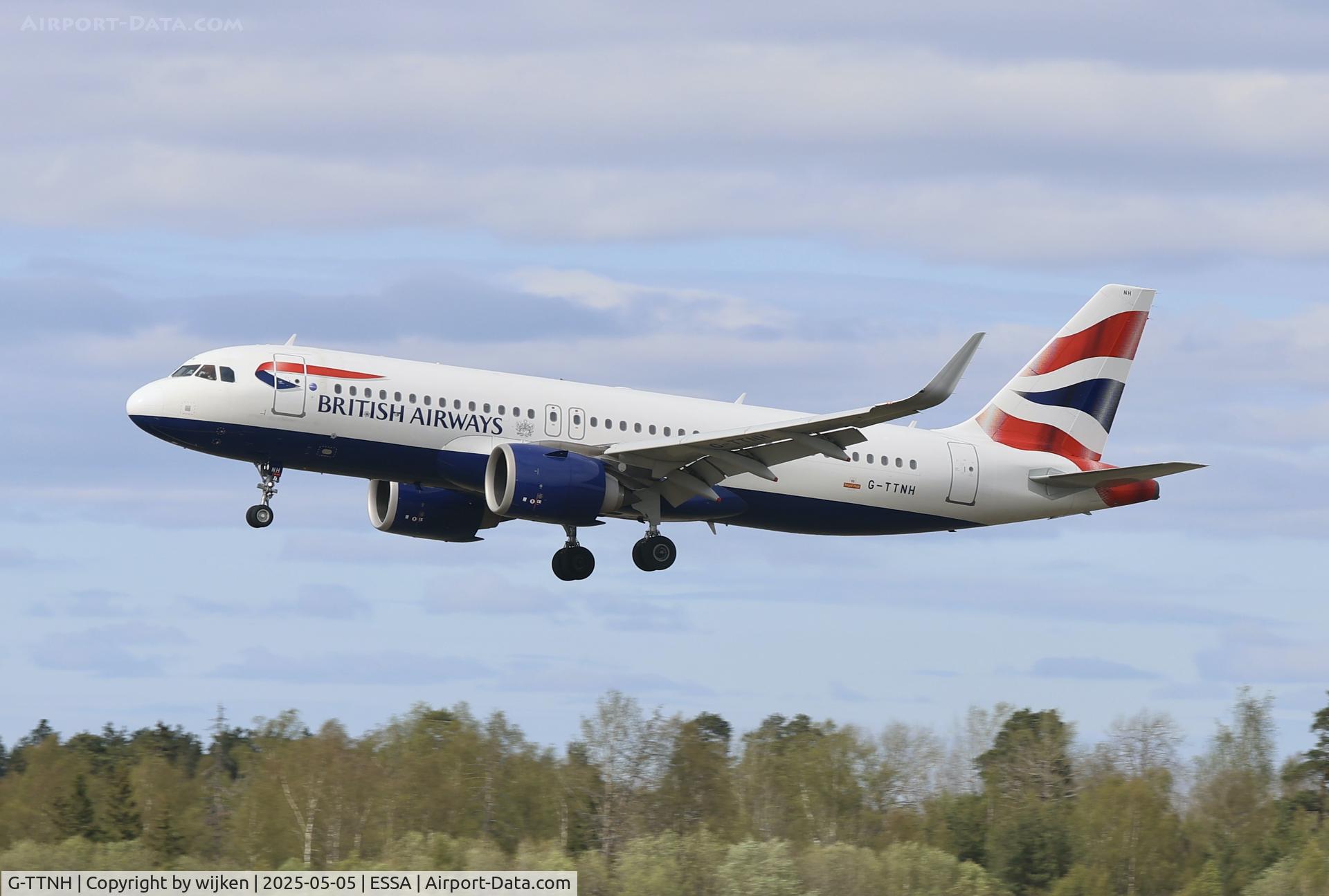G-TTNH, 2018 Airbus A320-251N C/N 8489, Rwy 26