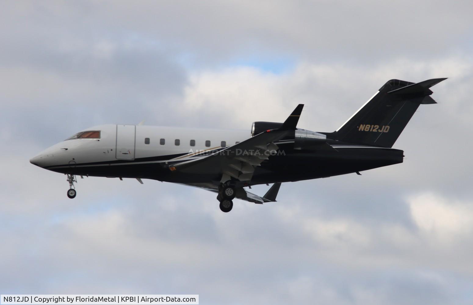 N812JD, 1996 Canadair Challenger 604 (CL-600-2B16) C/N 5327, Challenger 604 zx apf-pbi
