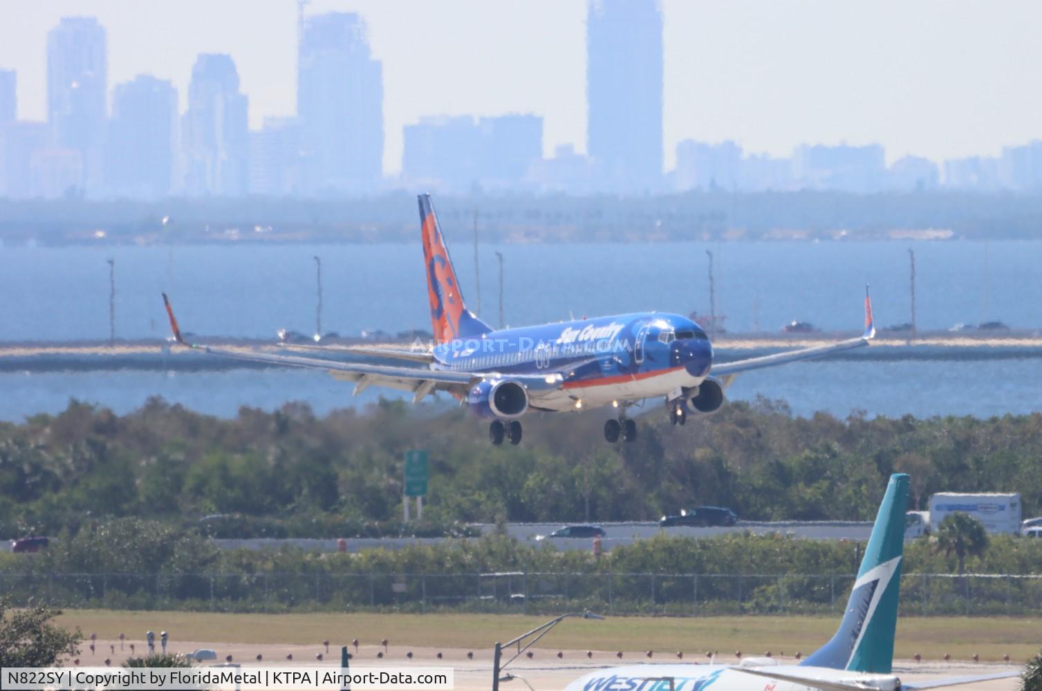 N822SY, 2004 Boeing 737-8BK C/N 33017, SCX 738 zx msp-tpa