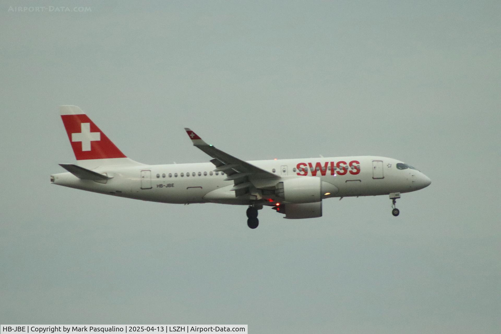 HB-JBE, 2016 Bombardier CSeries CS100 (BD-500-1A10) C/N 50014, Airbus A220-371