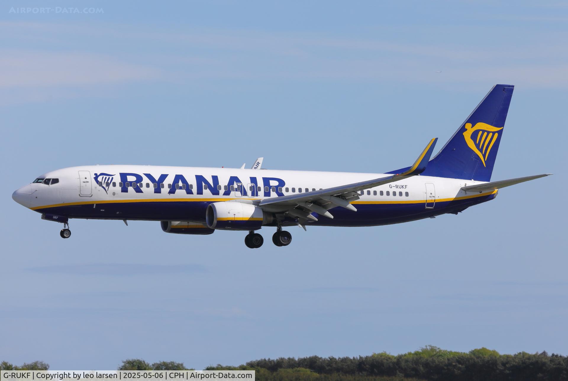 G-RUKF, 2006 Boeing 737-8AS C/N 34177, Copenhagen 6.5.2025