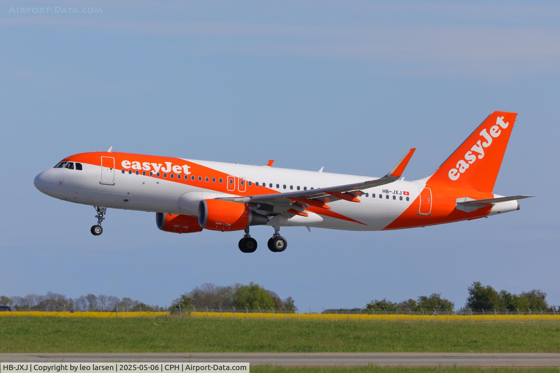 HB-JXJ, 2017 Airbus A320-214 C/N 7772, Copenhagen 6.5.2025