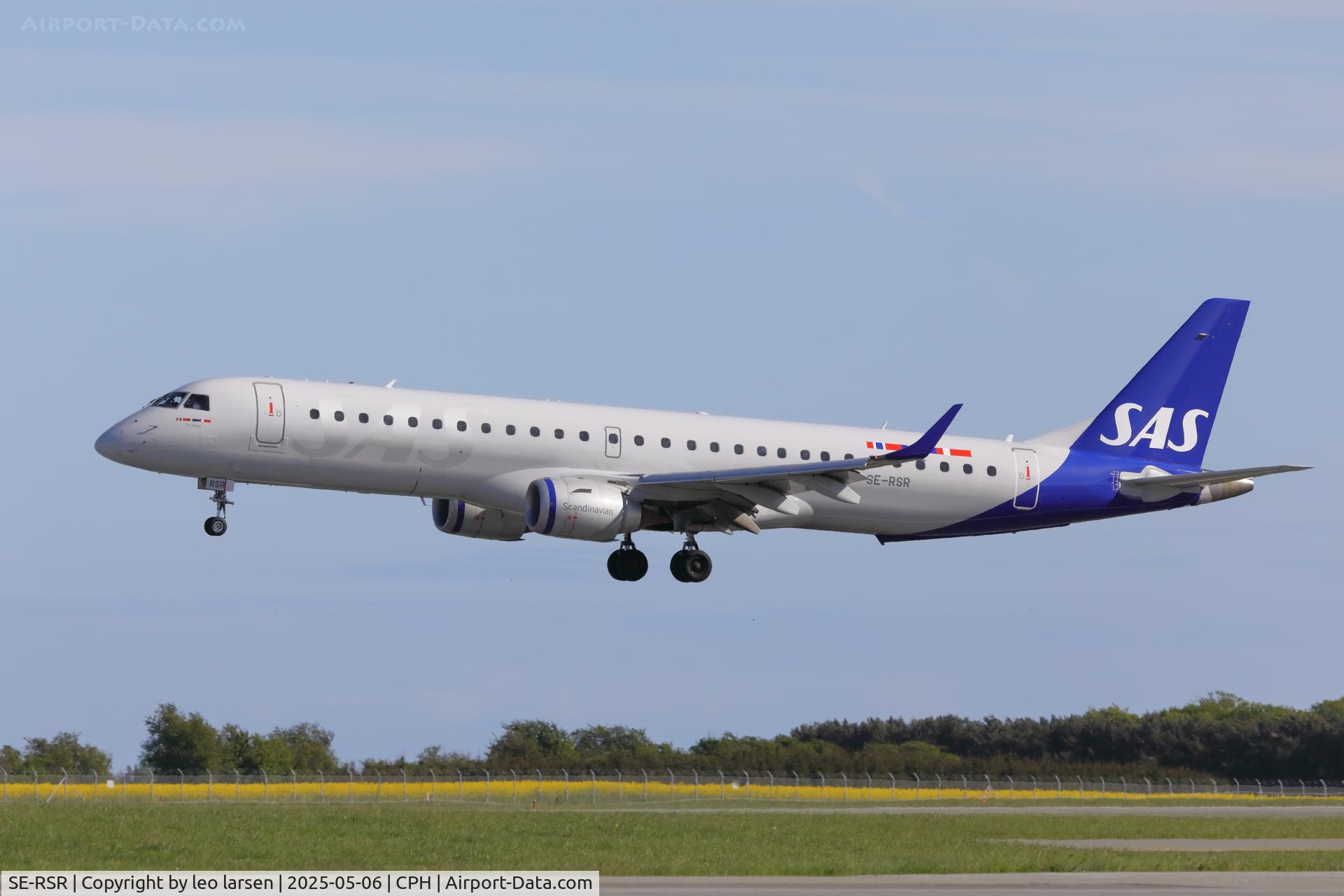 SE-RSR, 2011 Embraer 195LR (ERJ-190-200LR) C/N 19000425, Copenhagen 6.5.2025