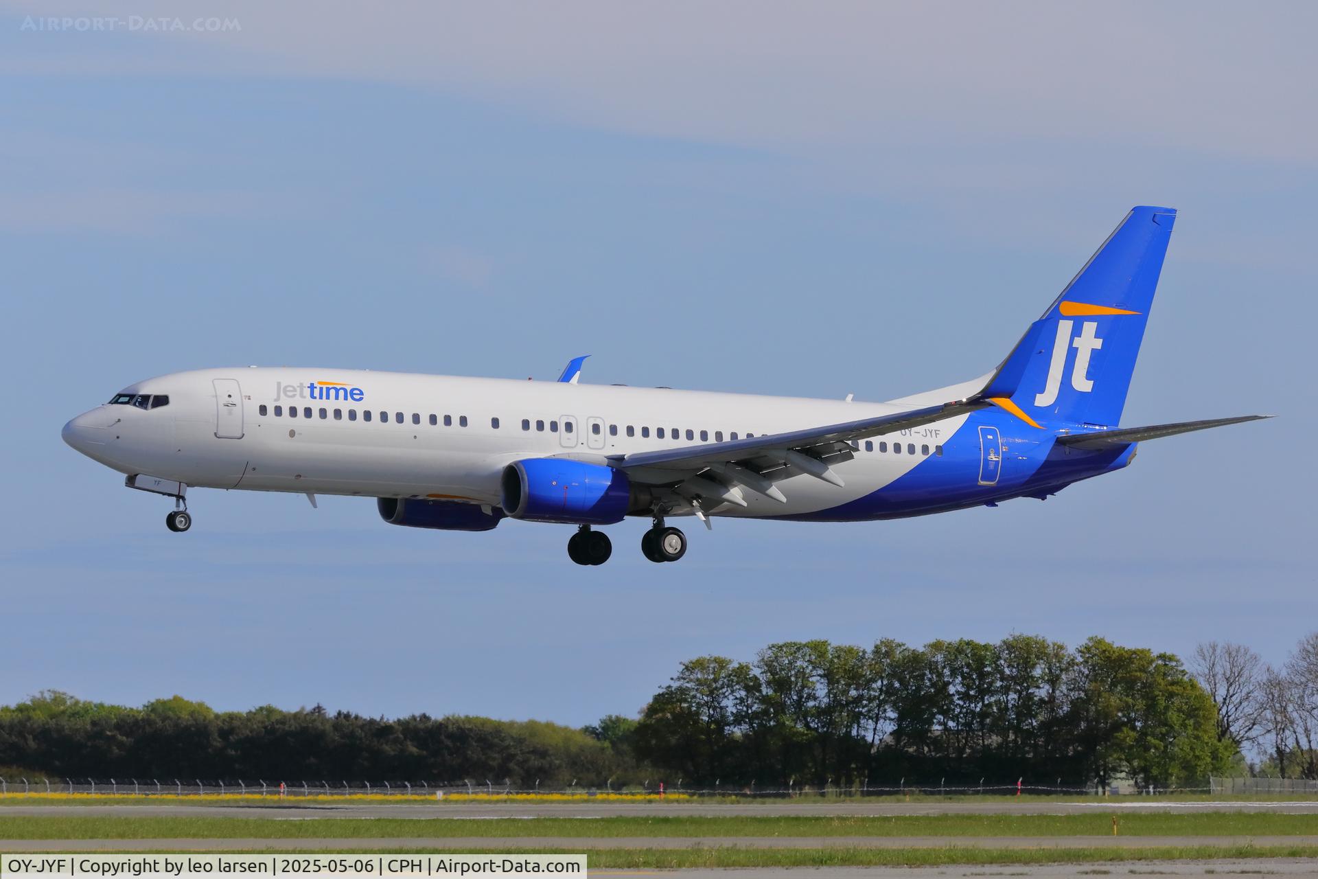 OY-JYF, 2009 Boeing B737-81M C/N 37161, Copenhagen 6.5.2025