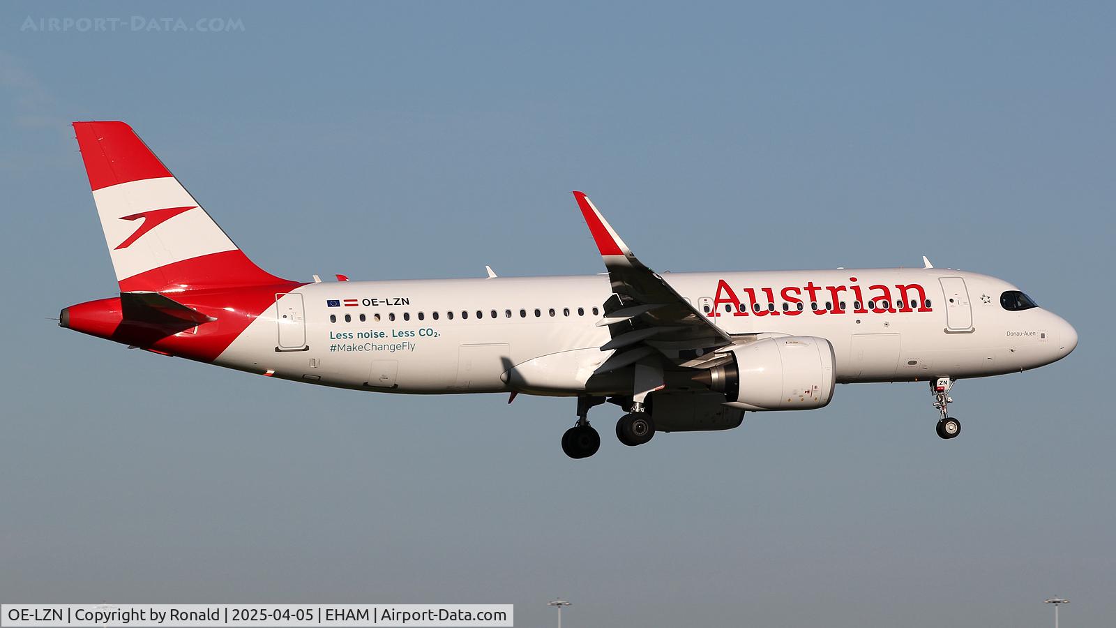 OE-LZN, 2022 Airbus A320-271N C/N 10904, at eham