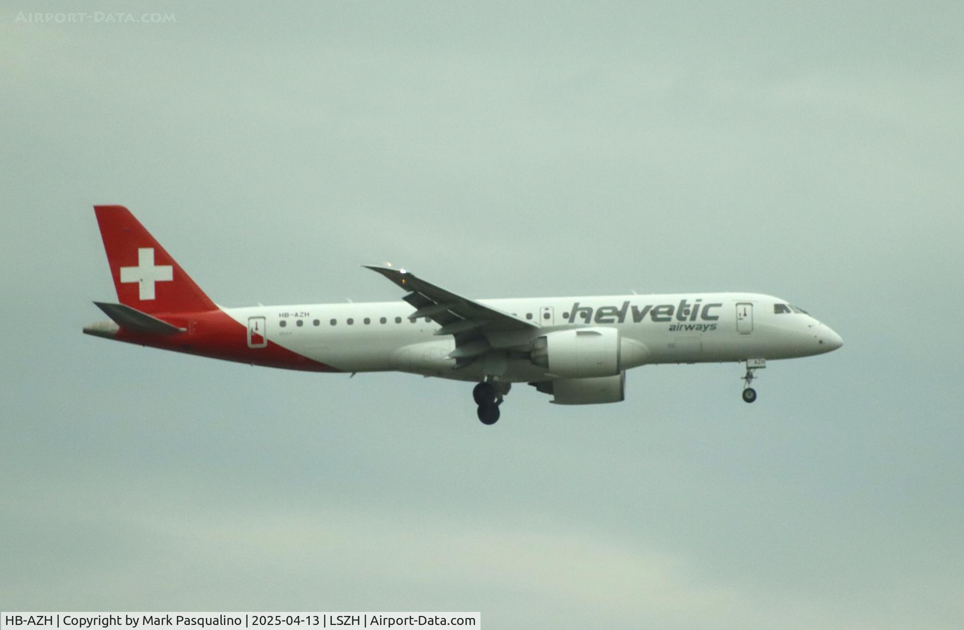 HB-AZH, 2021 Embraer E195-E2 (ERJ-190-400STD) C/N 19020046, ERJ-190-400STD