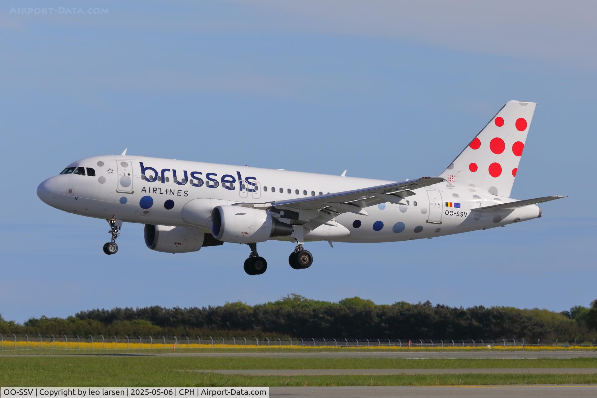 OO-SSV, 2004 Airbus A319-111 C/N 2196, Copenhagen 6.5.2025