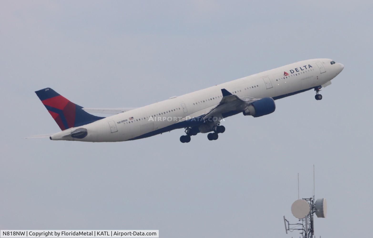 N818NW, 2007 Airbus A330-323 C/N 0857, DAL A333 zx atl-ams, eham