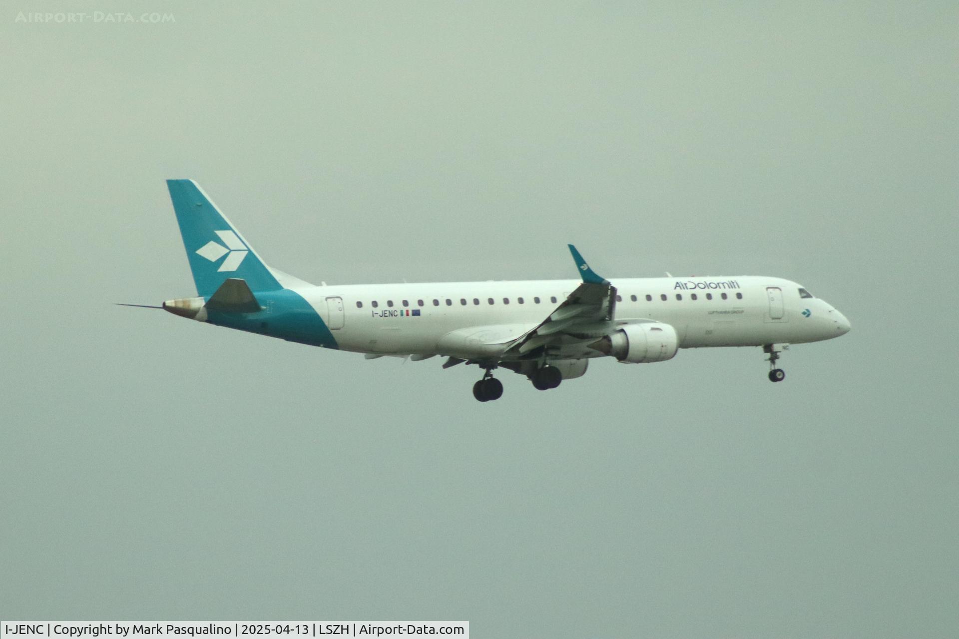 I-JENC, 2009 Embraer 190LR (ERJ-190-100LR) C/N 19000327, ERJ-190-100LR