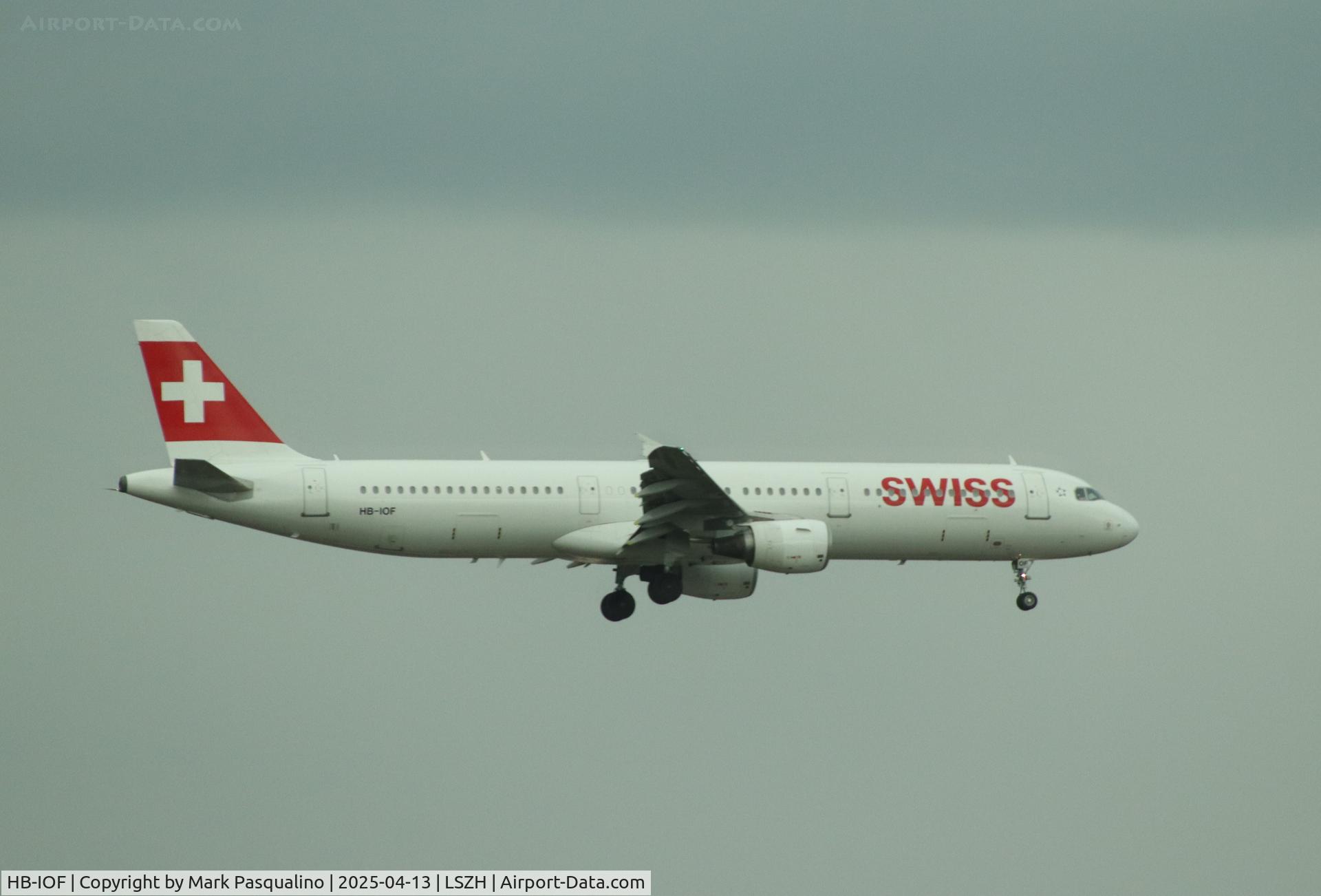 HB-IOF, 1995 Airbus A321-111 C/N 541, Airbus A321-111