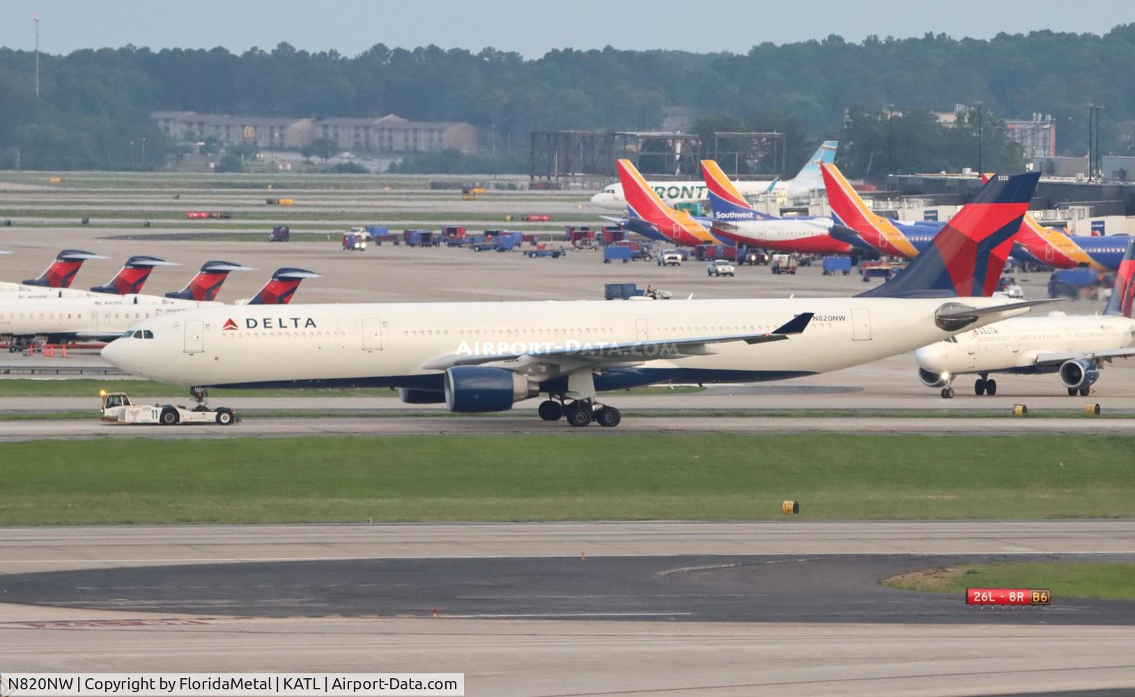 N820NW, 2007 Airbus A330-323 C/N 0859, DAL A333 zx