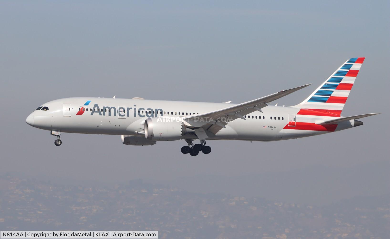 N814AA, 2016 Boeing 787-8 Dreamliner C/N 40632, AAL 788 zx hnd, rjtt-lax