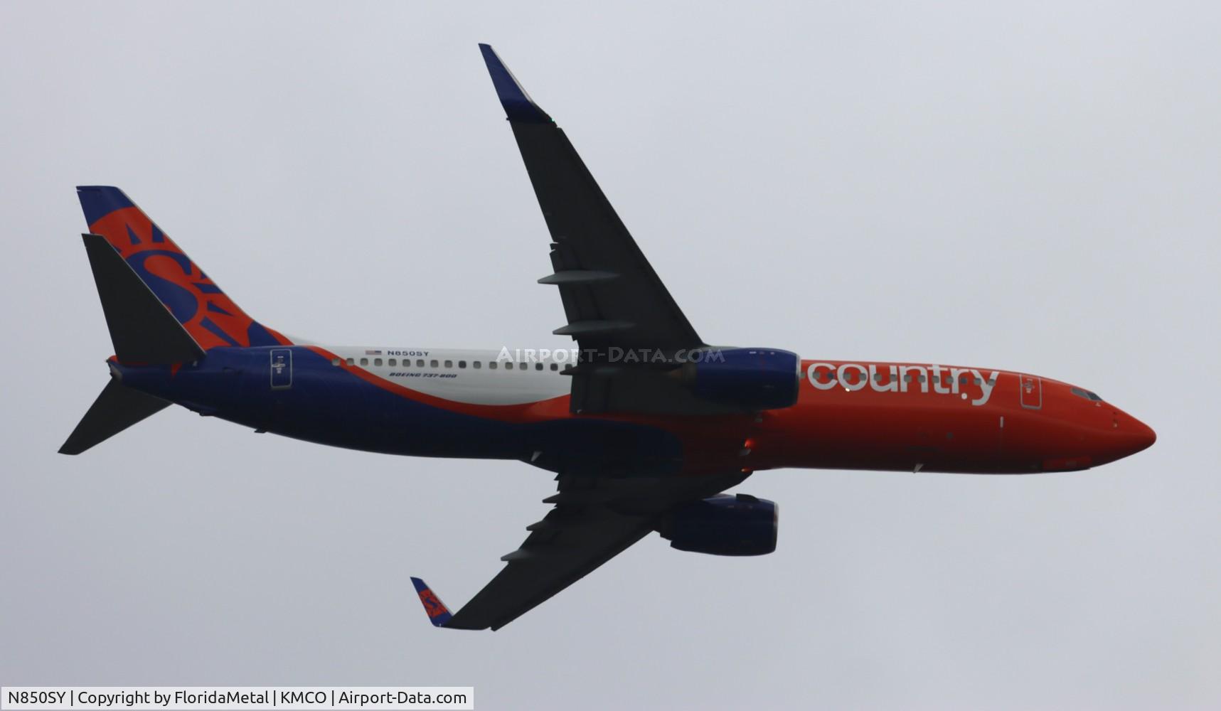 N850SY, 2014 Boeing 737-8KN C/N 40265, SCX 738 zx msp-mco