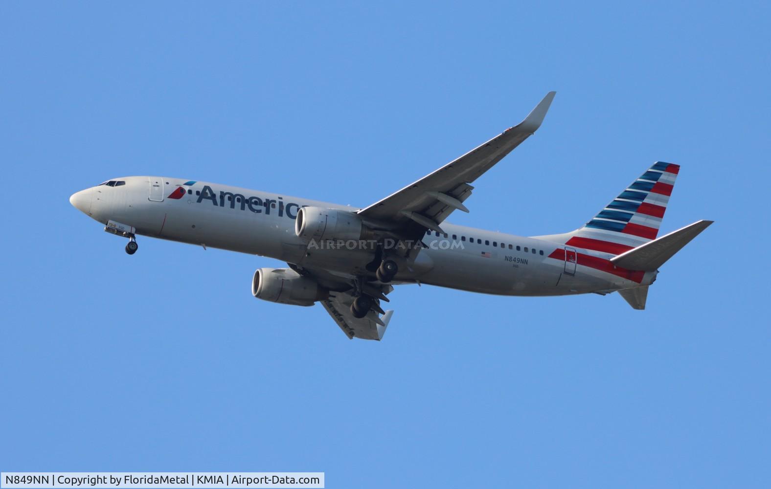 N849NN, Boeing 737-823 C/N 33213, AAL 738 zx aus-mia