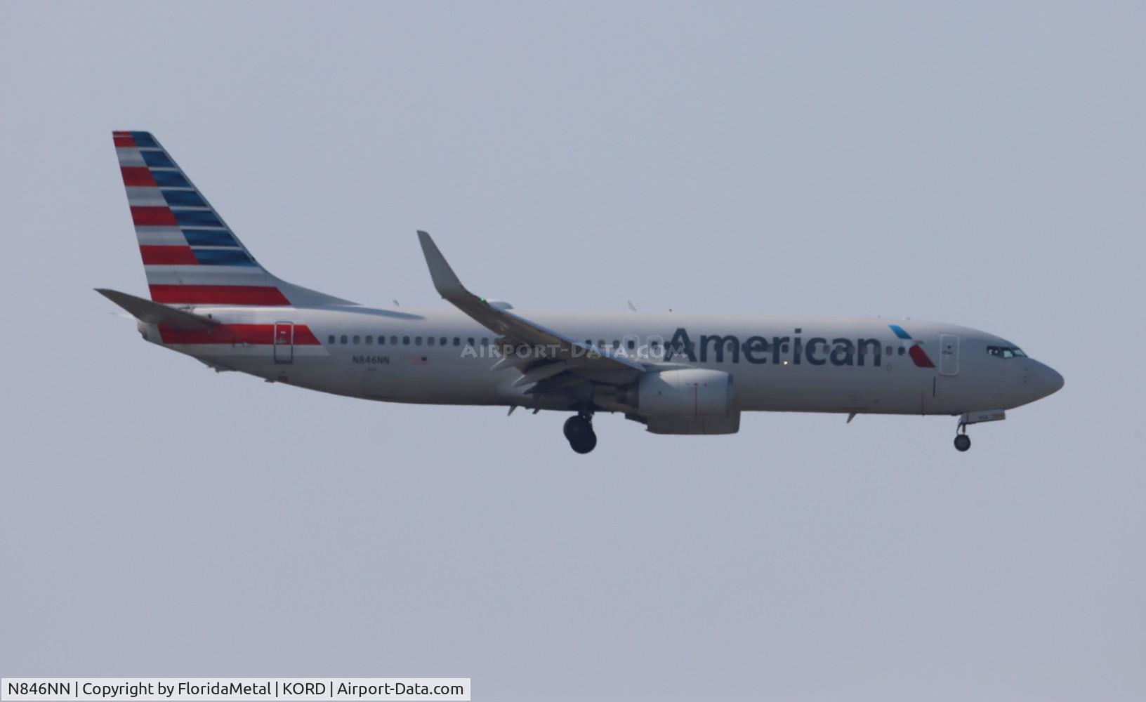 N846NN, 2010 Boeing 737-823 C/N 31101, AAL 738 zx dfw-ord