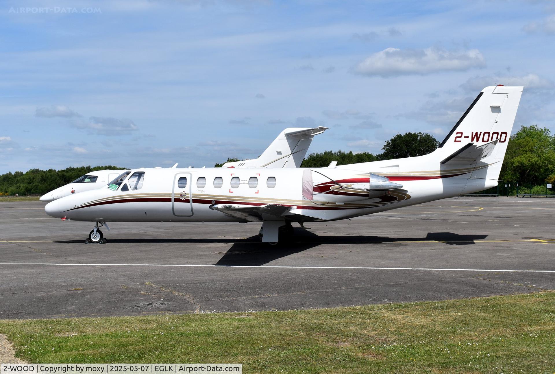 2-WOOD, 2002 Cessna 550 Citation Bravo C/N 550-1042, Cessna 550 Citation Bravo at Blackbushe