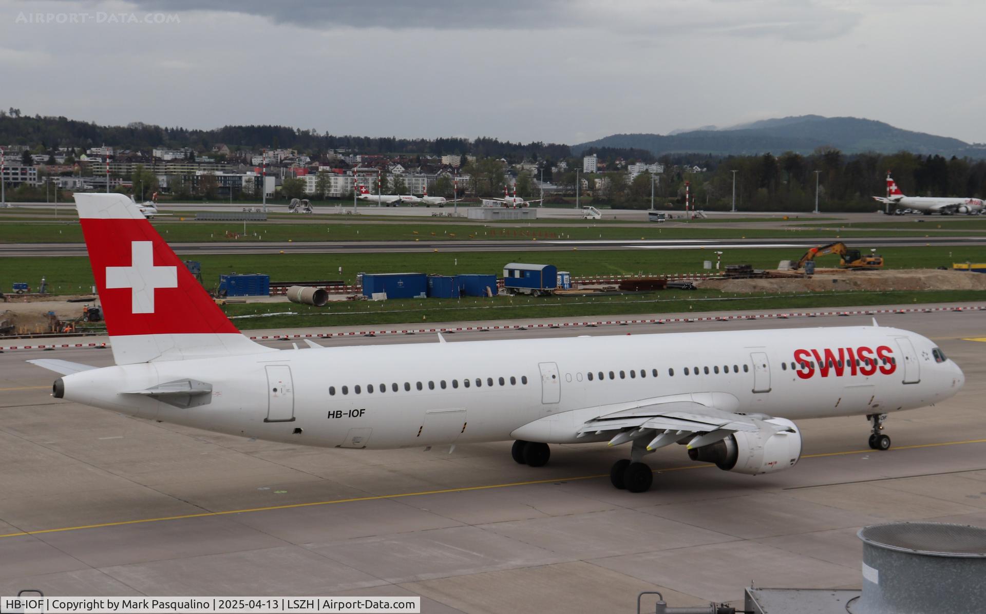 HB-IOF, 1995 Airbus A321-111 C/N 541, Airbus A321-111