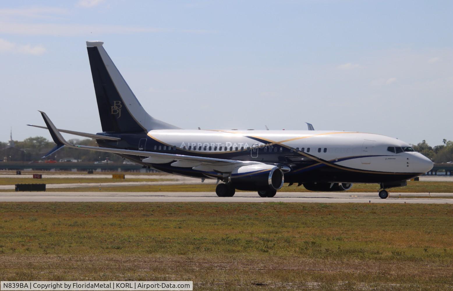 N839BA, 2016 Boeing 737-77Z C/N 62699, 737 BBJ zx 
