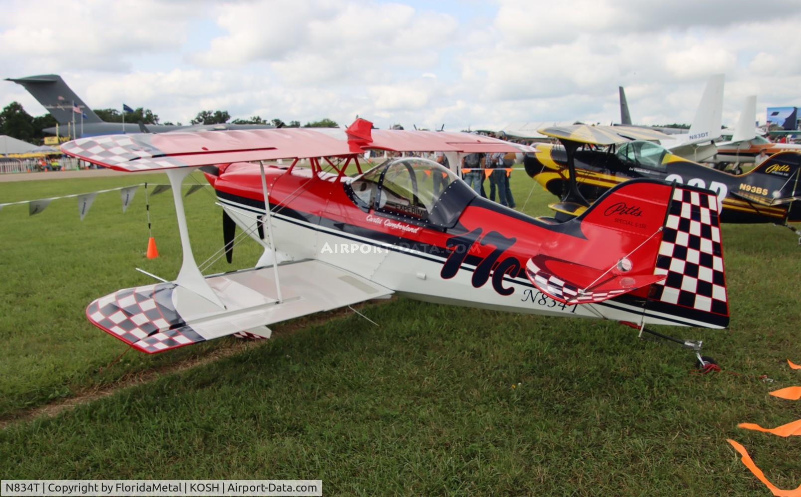N834T, 2016 Pitts S-1S Special Special C/N 003, S-1S zx
