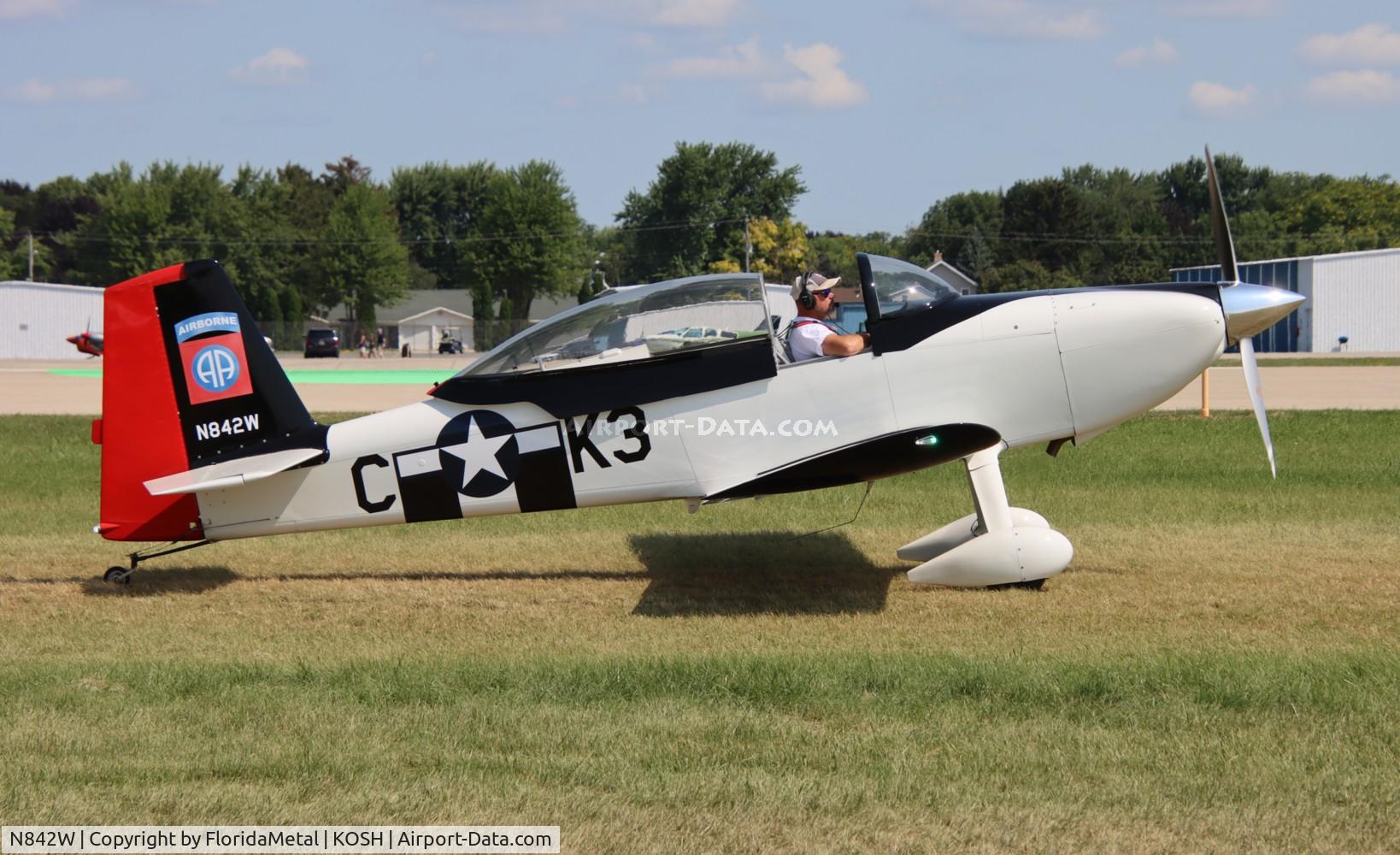 N842W, 2001 Vans RV-8 C/N 80813, RV-8 zx 