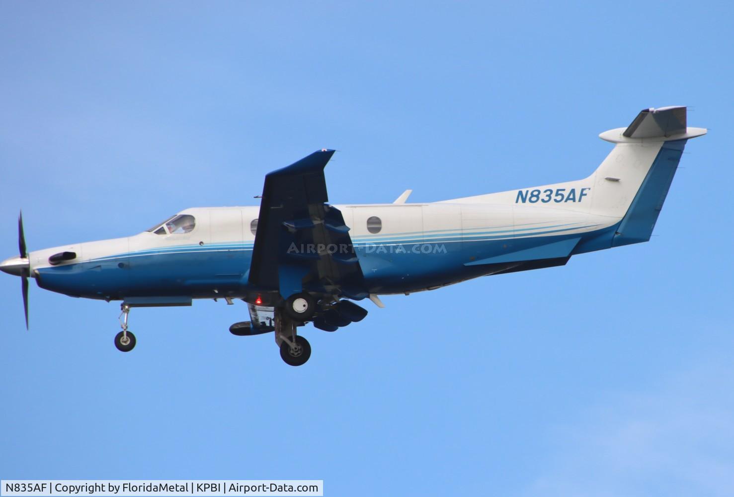 N835AF, 2018 Pilatus PC-12/47E C/N 1835, PC-12 zx gnv-pbi
