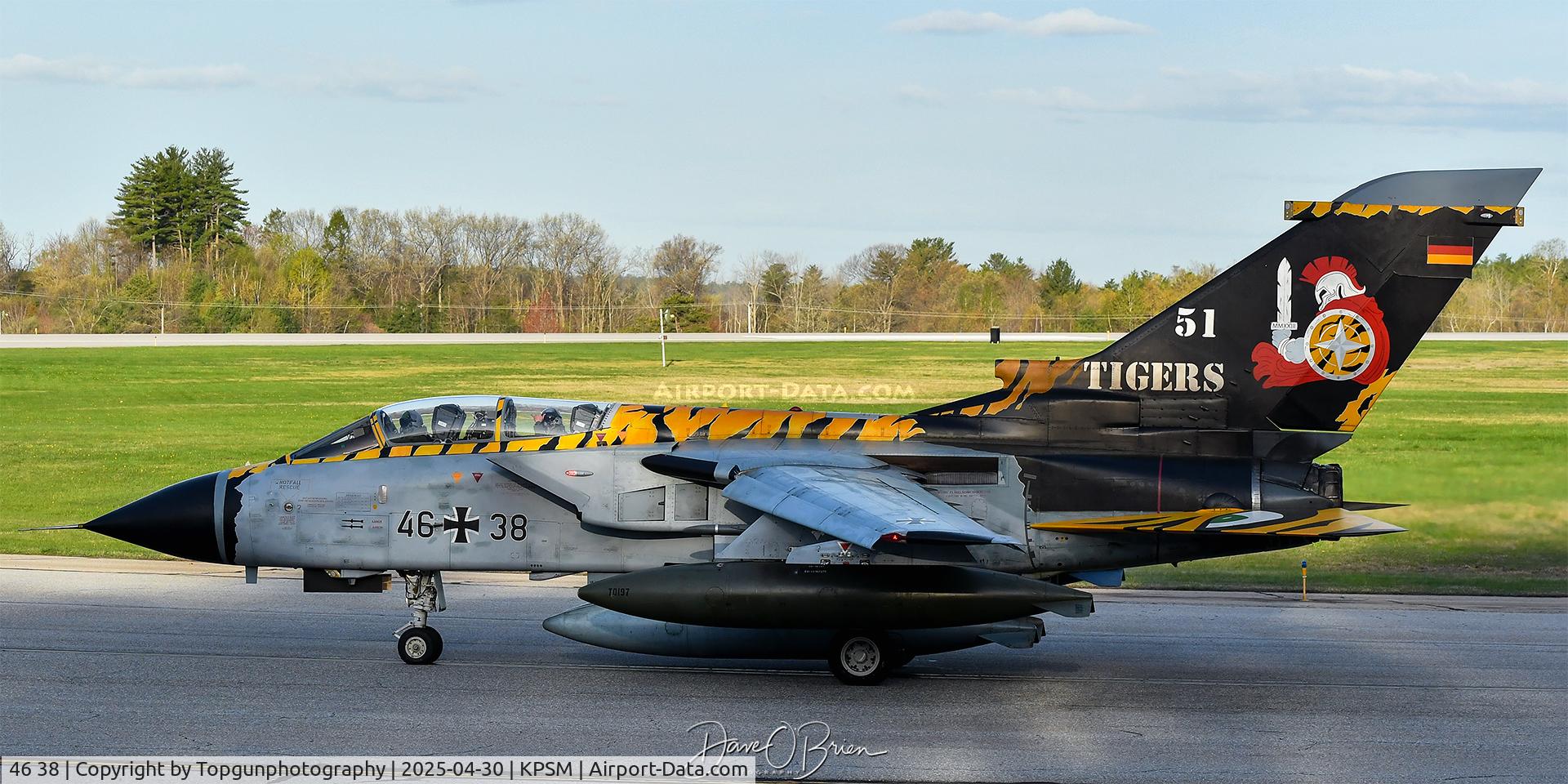 46 38, Panavia Tornado ECR C/N 856/GS271/4338, 51st Tigers unit jet