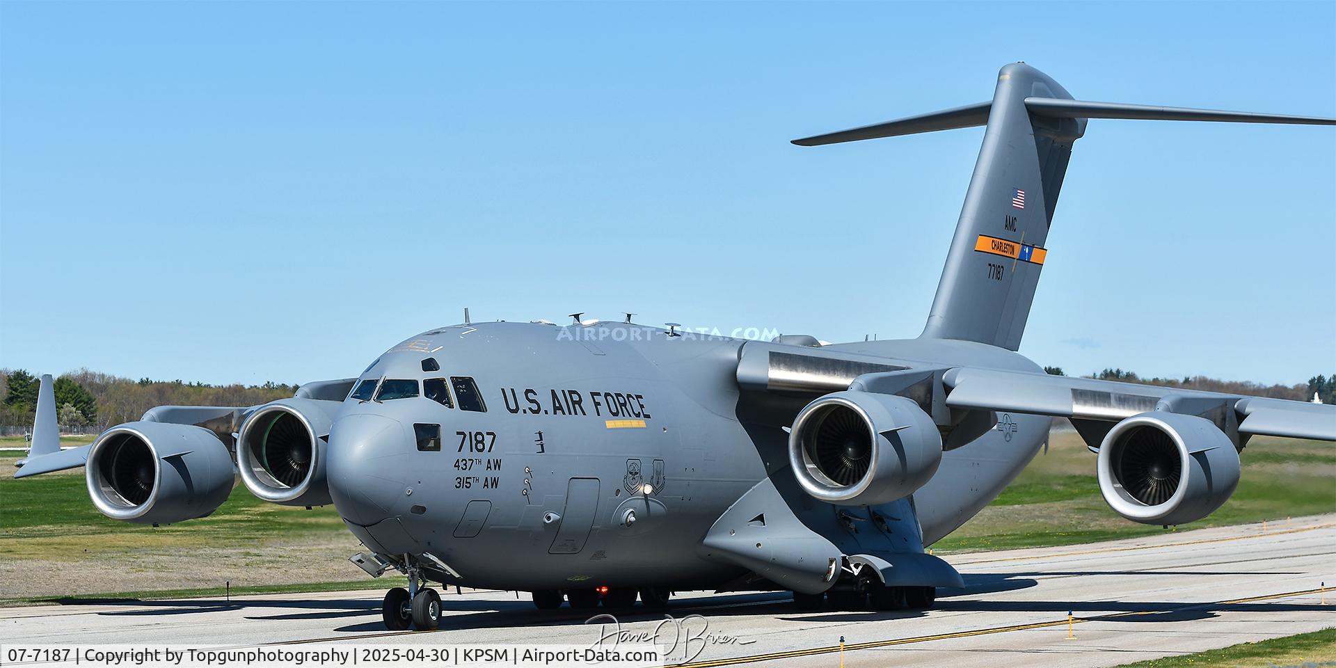 07-7187, 2007 Boeing C-17A Globemaster III C/N P-187, REACH881