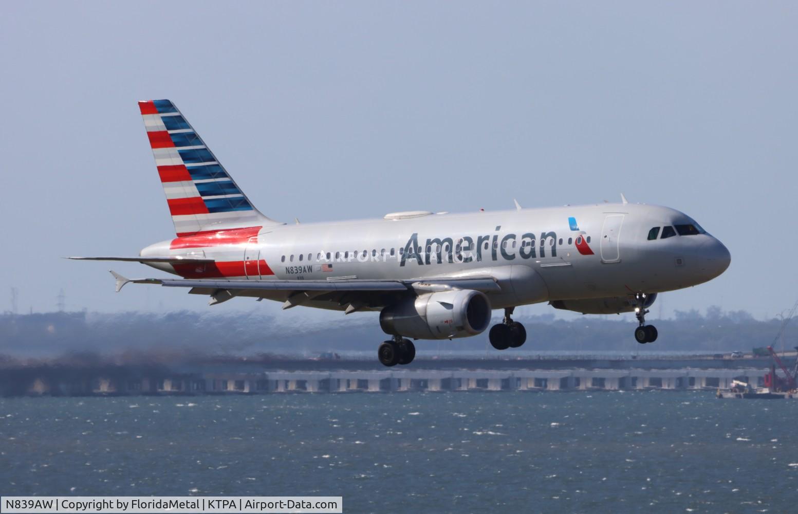 N839AW, 2006 Airbus A319-132 C/N 2669, AAL A319 zx dca-tpa