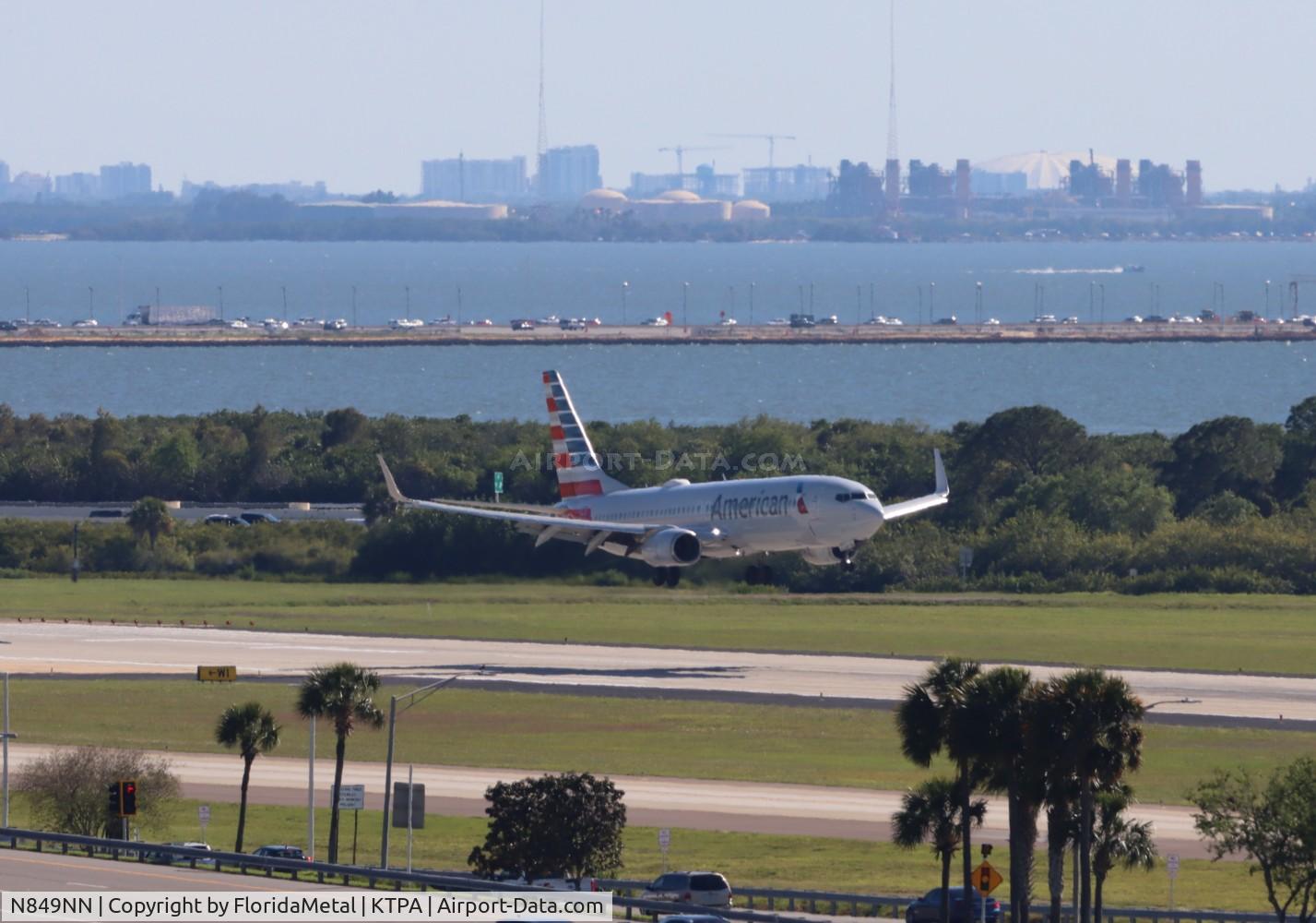 N849NN, Boeing 737-823 C/N 33213, AAL A319 zx dfw-tpa