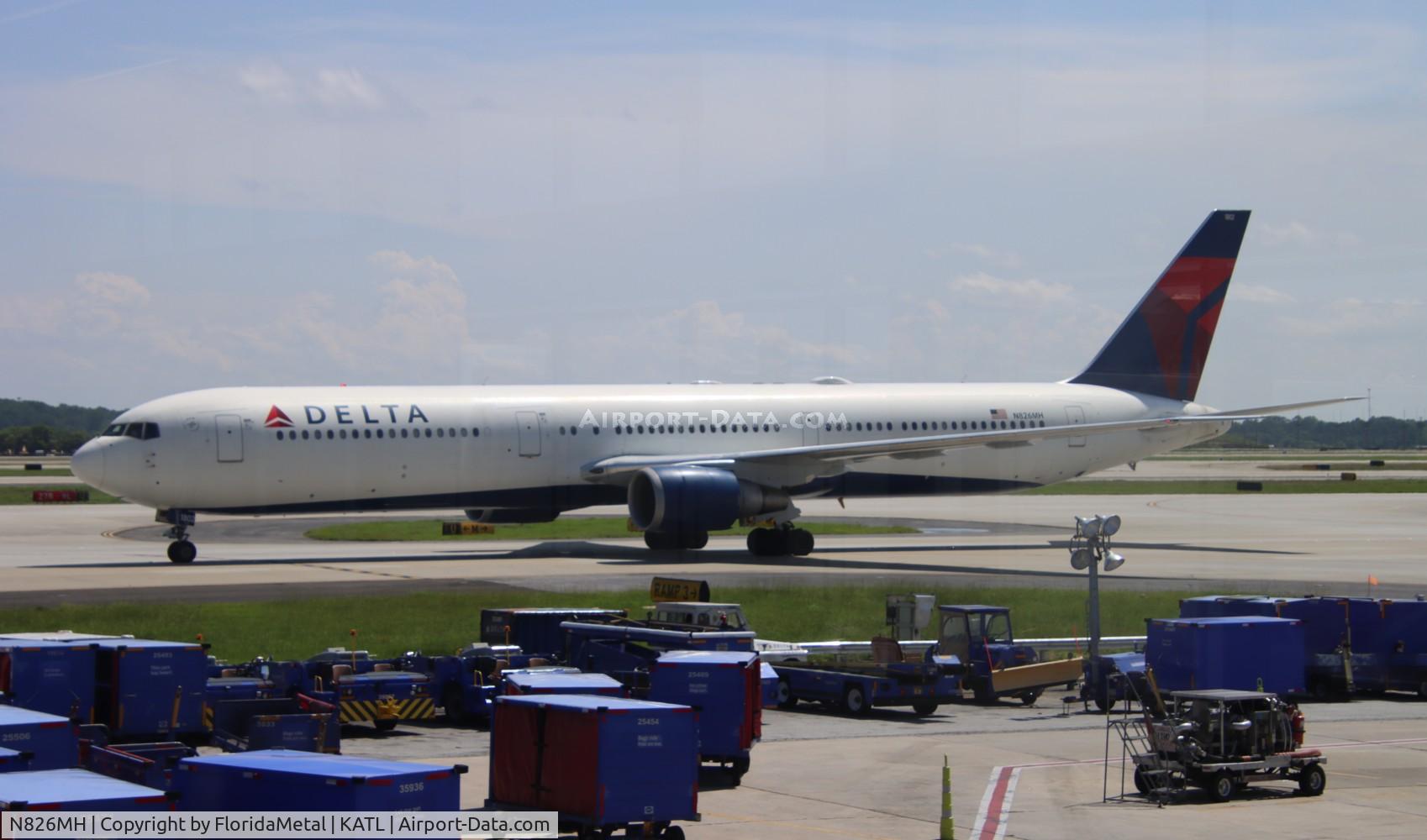 N826MH, 1999 Boeing 767-432/ER C/N 29713, DAL 764 zx lhr, eglll-atl