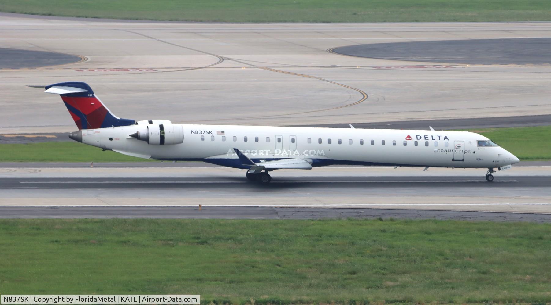 N837SK, 2019 Bombardier CL-600-2D24 C/N 15466, SKW/DAL CR9 zx evv-atl