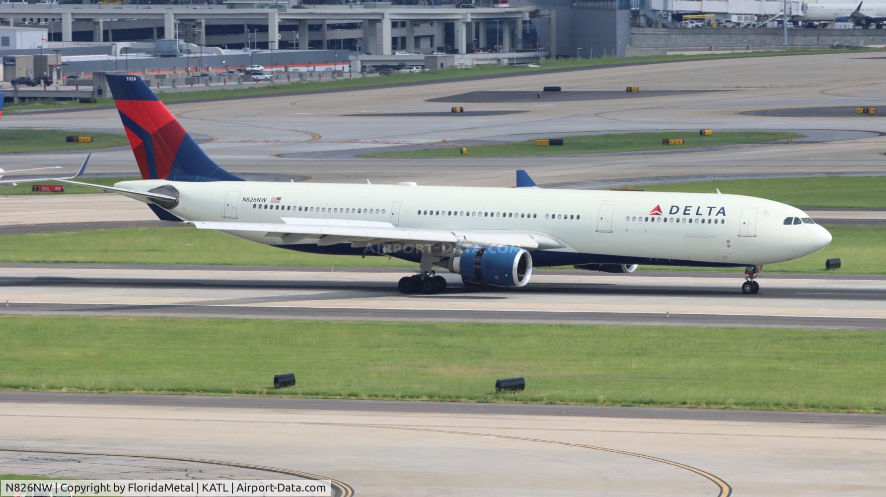 N826NW, 2016 Airbus A330-302 C/N 1701, DAL A333 zx lhr, egll-atl